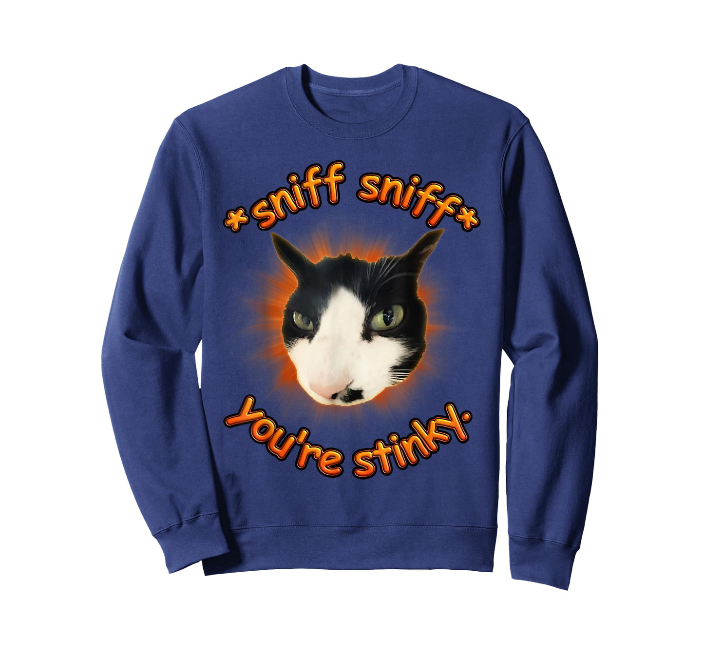 Retro Stinky Cat Funny Sarcastic Cat Quote Men Women T-Shirt