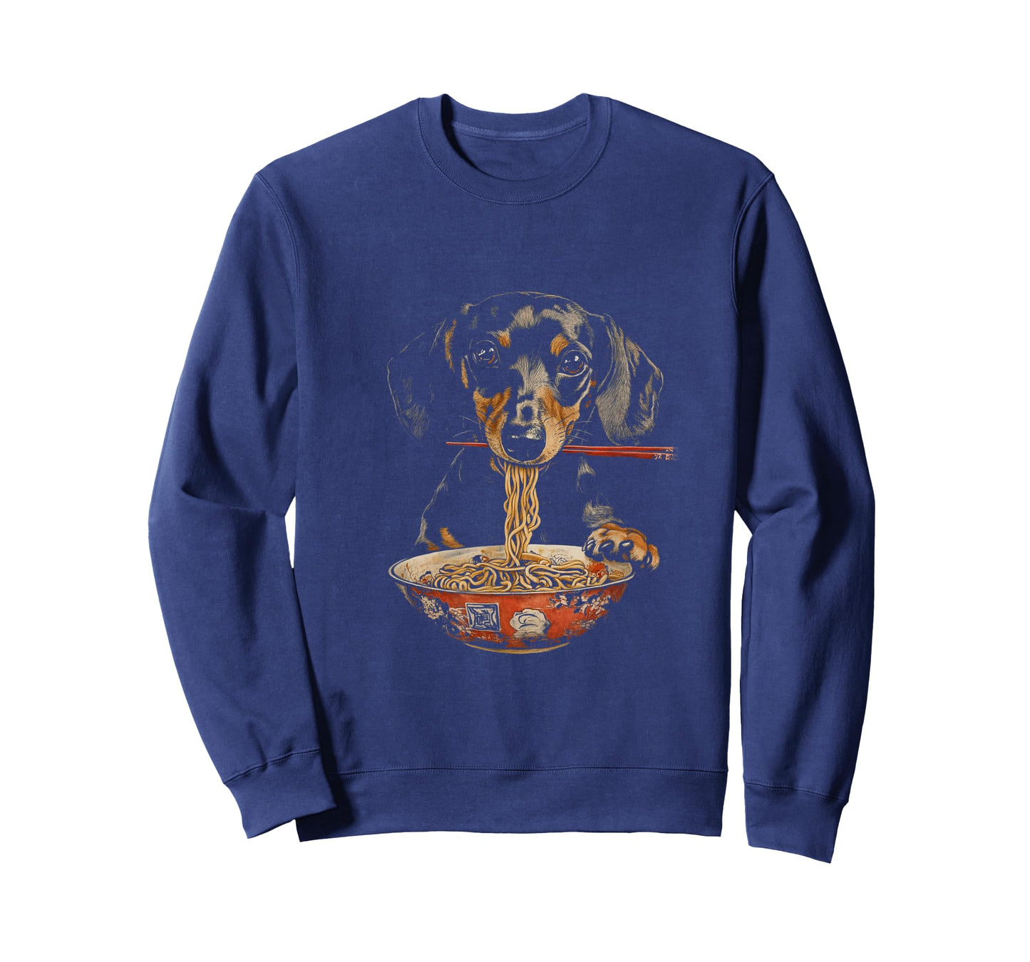 Dachshund Eating Ramen Noodle T-Shirt