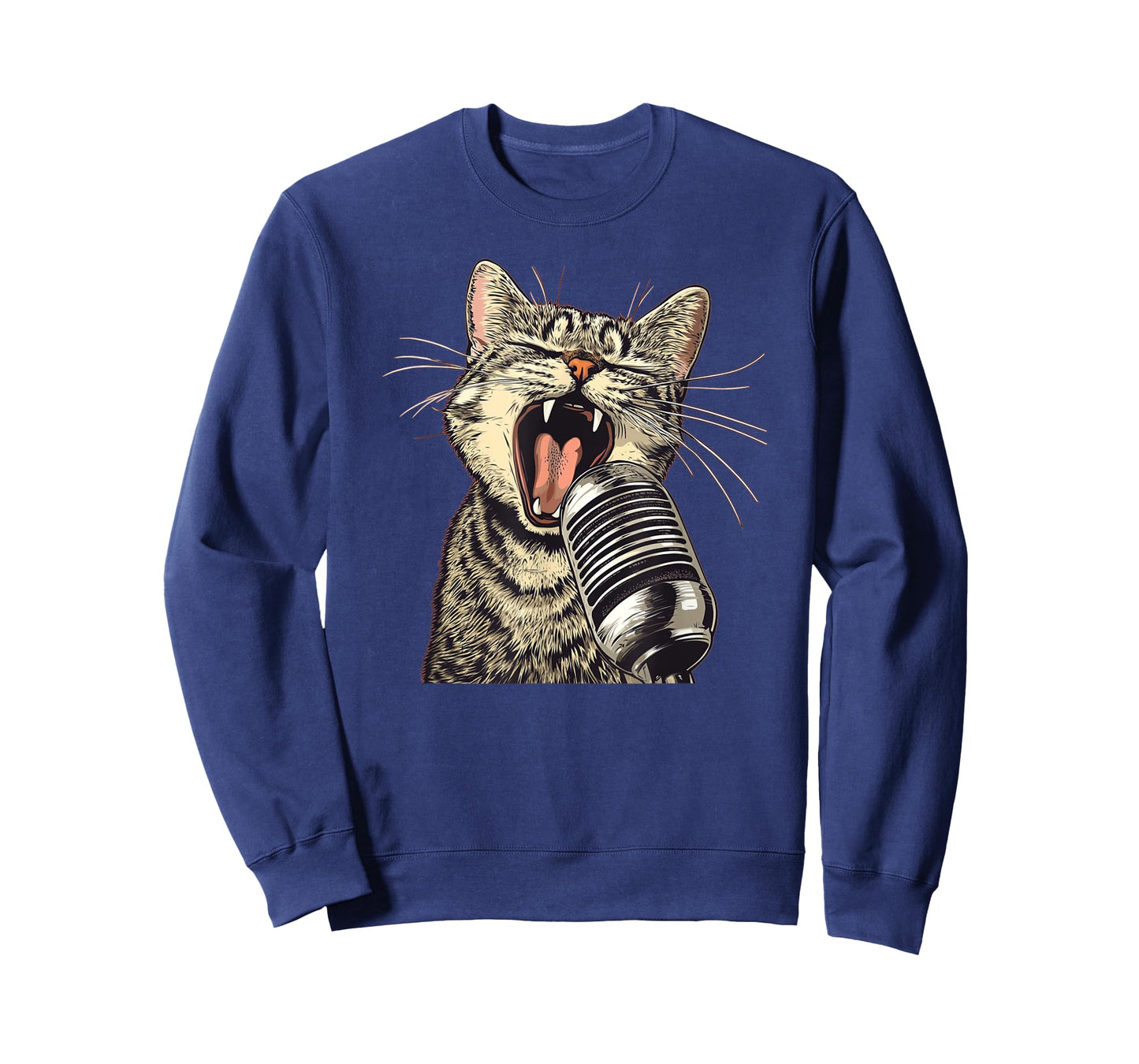 Singing Cat with Karaoke Mic Costume T-Shirt
