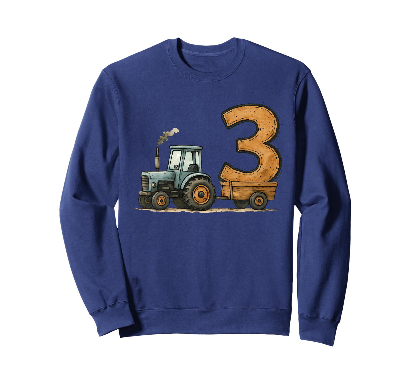 Kids Cute Tractor 3rd Birthday 3 Year Old Toddler T-Shirt