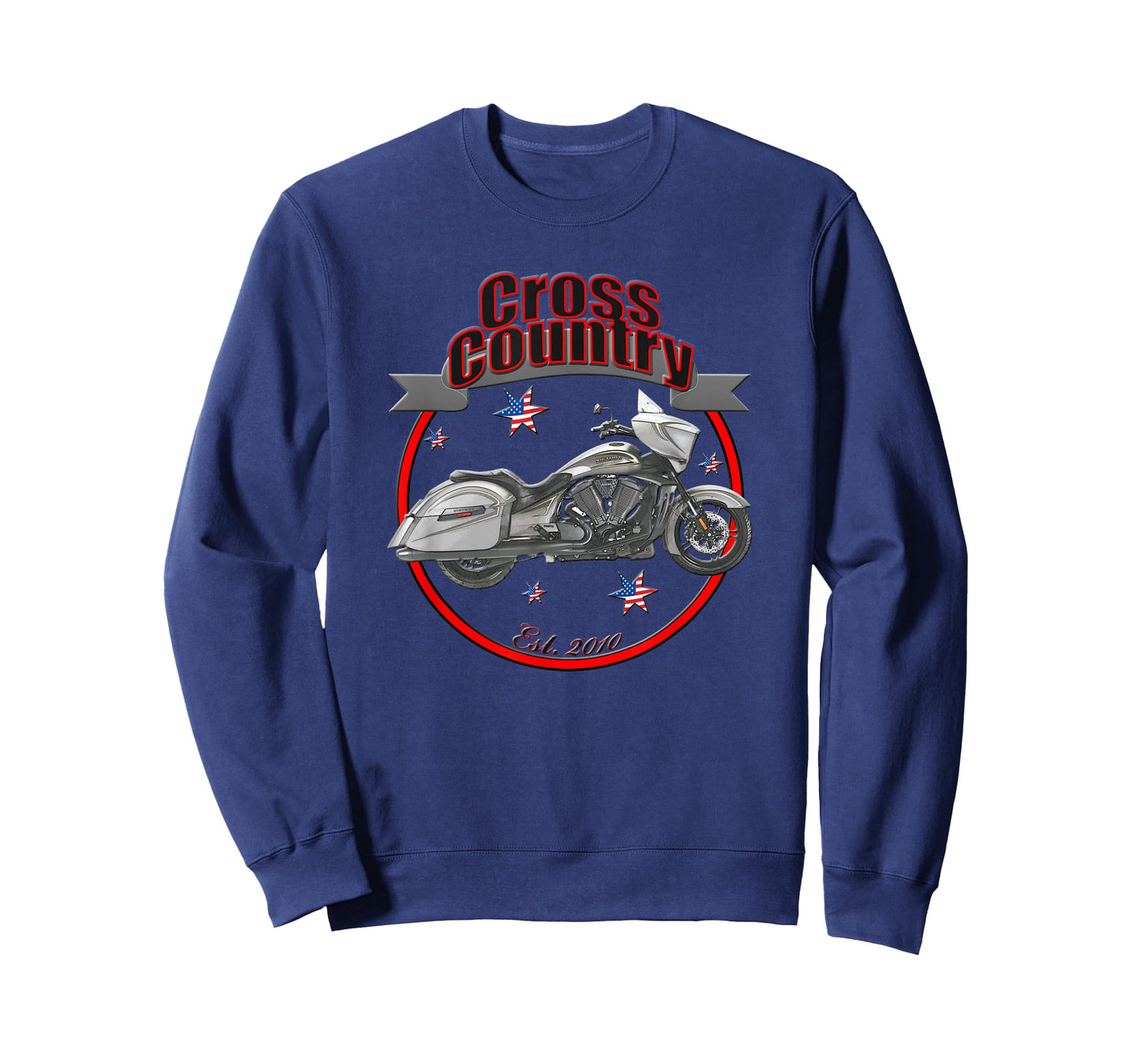 Victory Cross Country U.S.A. Star Motorcycle T-Shirt