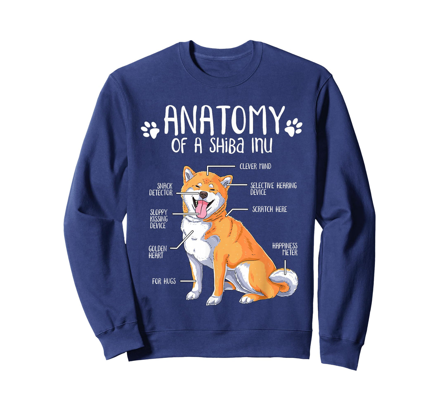 Funny Anatomy of a Shiba Inu Dog Lover Cute Shiba Inu T-Shirt