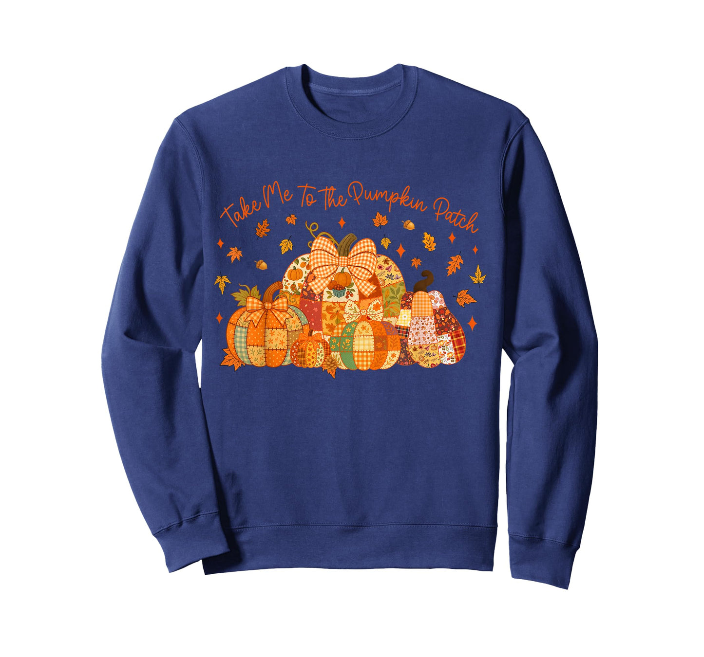 Take Me to The Pumpkin Patchwork Fall Autumn Thanksgiving T-Shirt