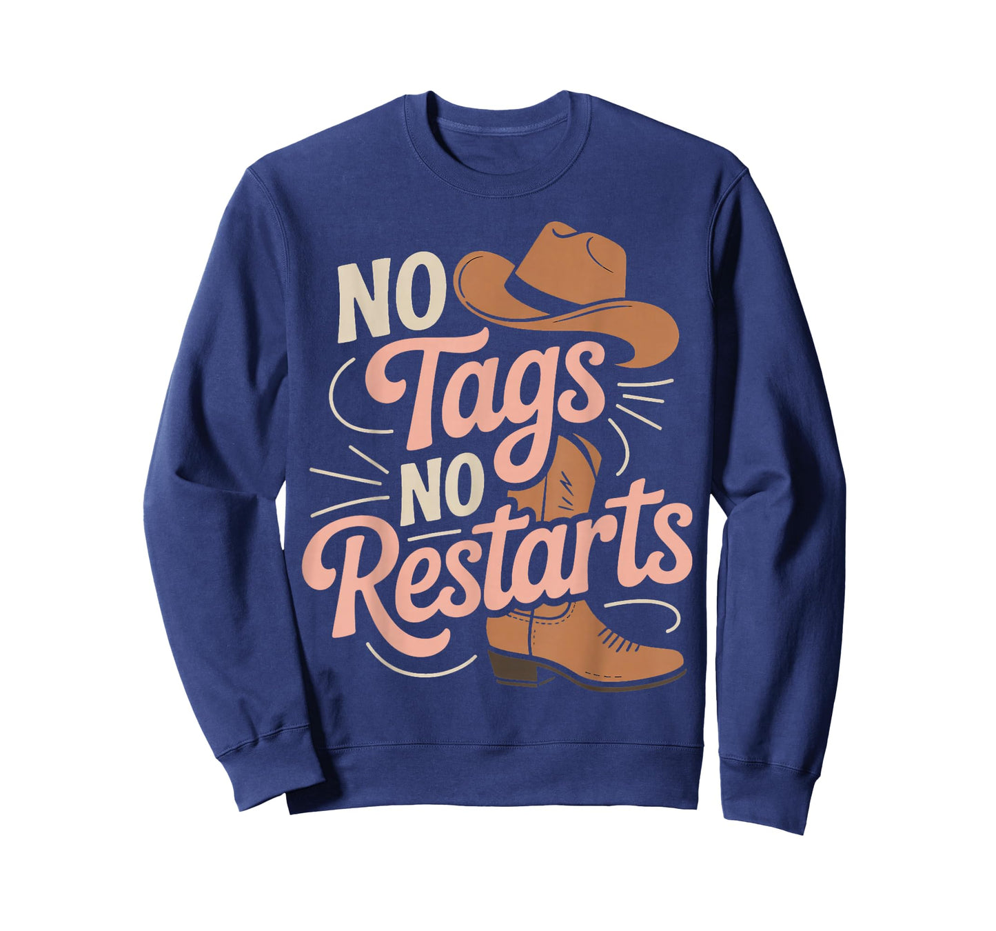 No Tags No Restarts Line Dancing Line Dance Line Dancer T-Shirt