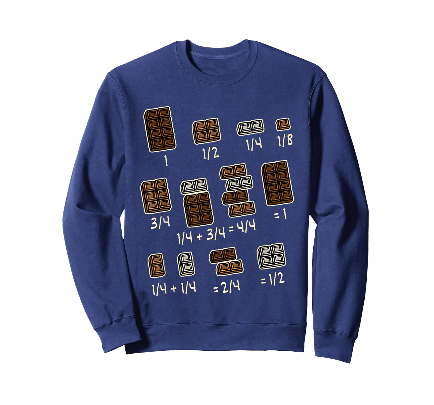 Gifts for Teachers and Students Funny Math Apparel Chocolate Quick Maths Fraction Fractions Dear Math Teachers Unisex-Kids T-Shirt