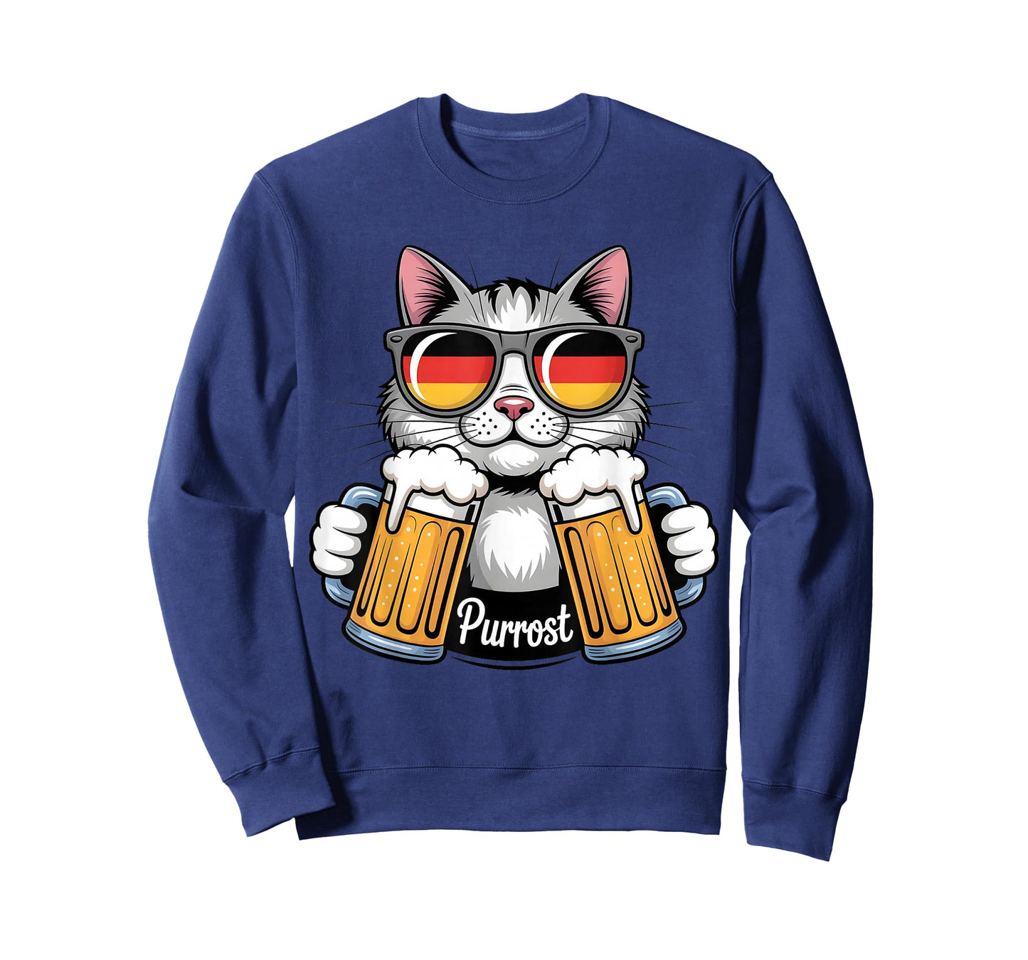 Purrost Cat Lovers German Beer Humor Oktoberfest Vibes T-Shirt