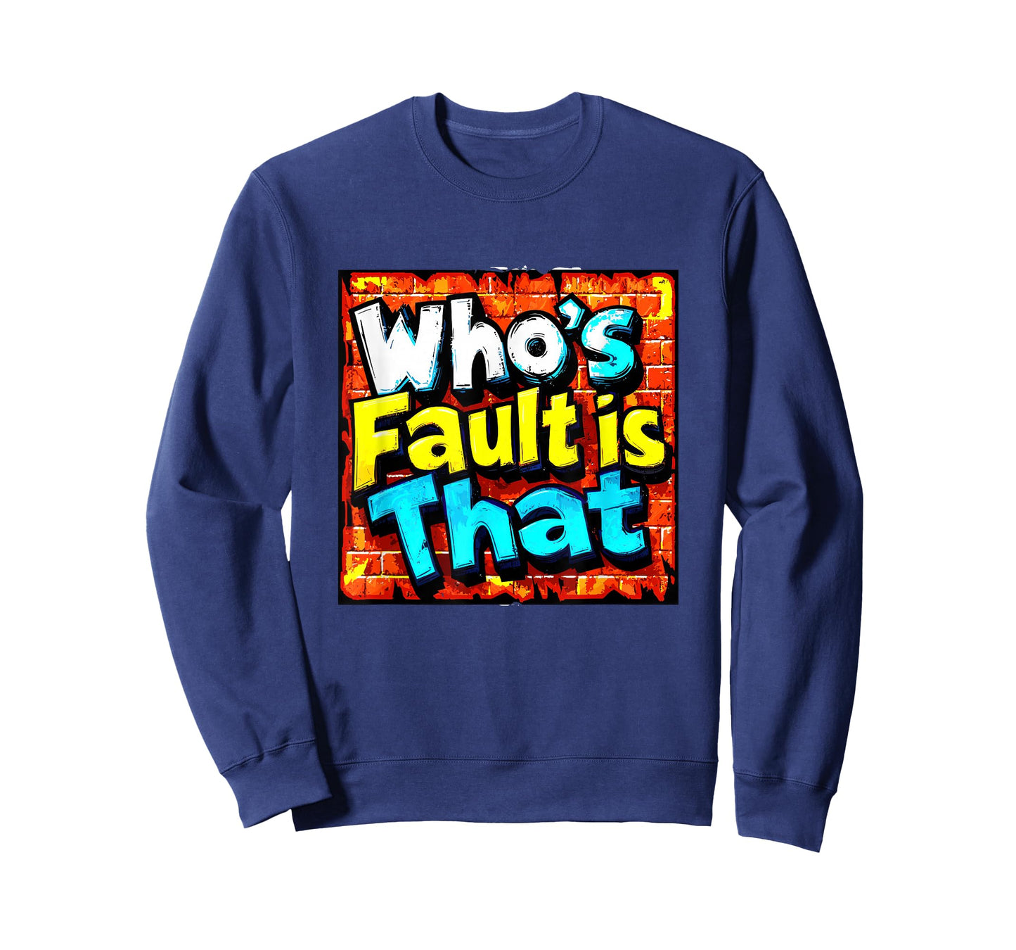 Amazing Who's Fault is That Logo T-Shirt