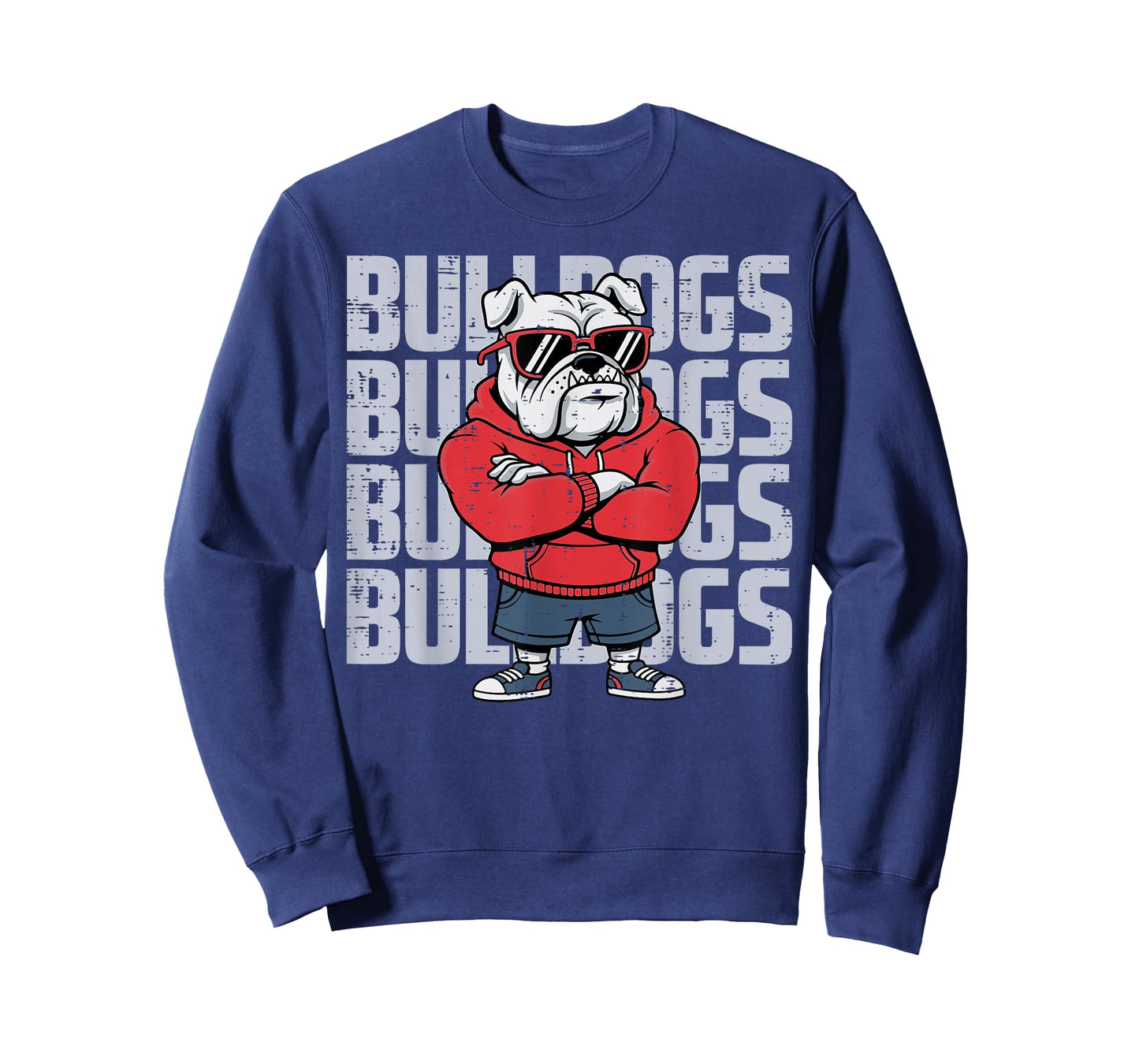 Bulldog Sunglasses Women Men Kids Boys Girls Youth Teen T-Shirt