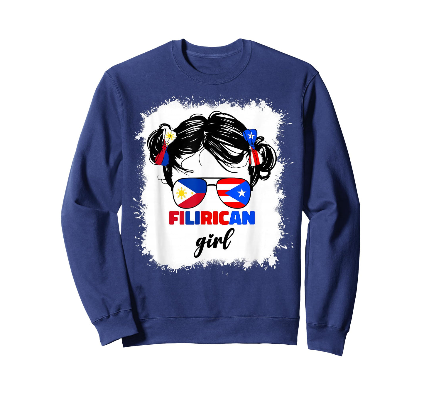 Filipino And Puerto Rican Rico Philippines Kids FiliRican T-Shirt