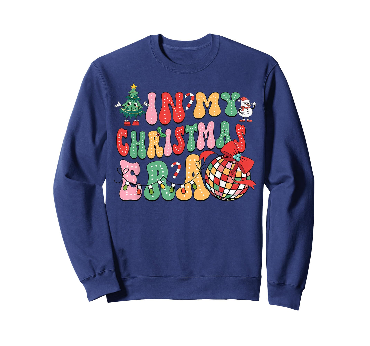 in My Christmas Era Cute Groovy Christmas Holiday Xmas T-Shirt