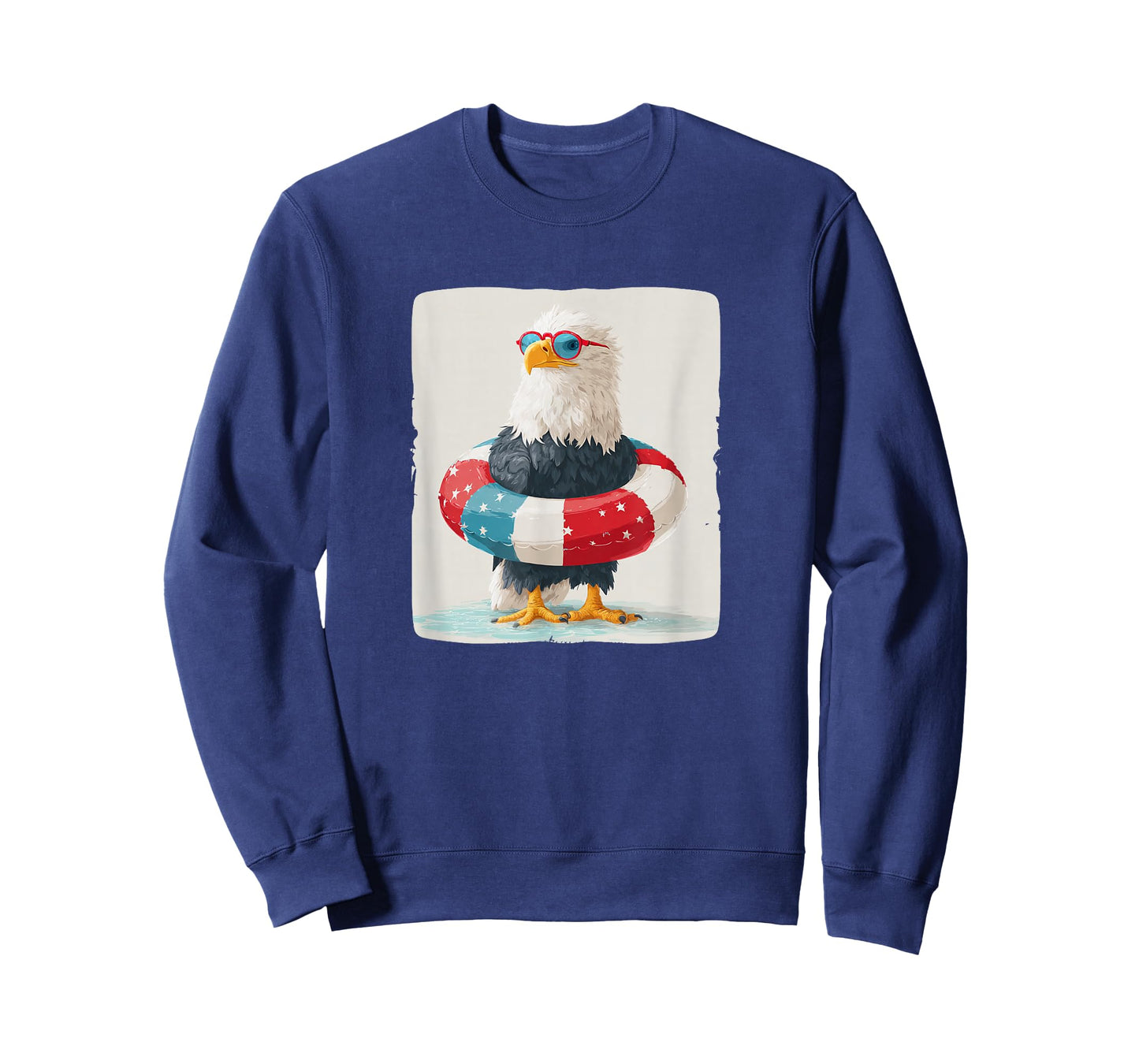 Awesome Holiday Look with This Pool Ring Eagle Costume T-Shirt