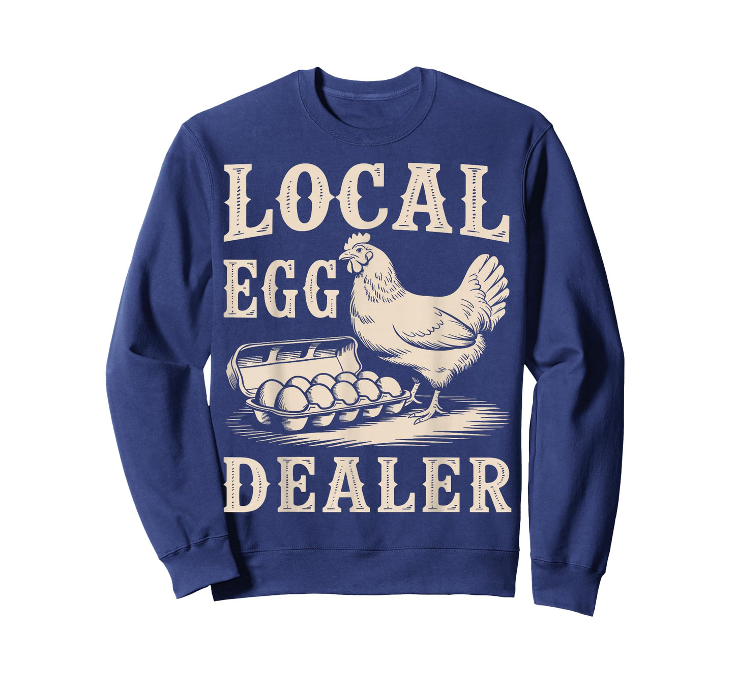 Local Egg Dealer Retro Chicken Funny Farmer Easter T-Shirt