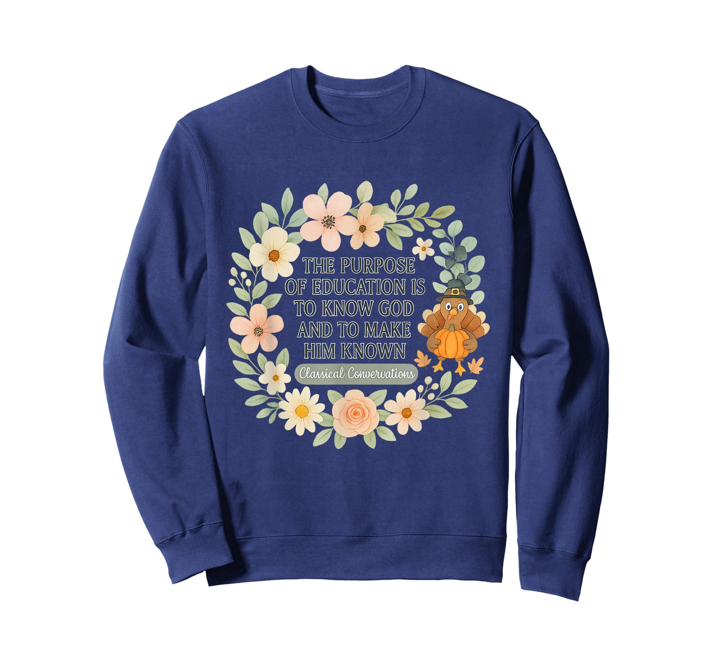 Classical Conversation Homeschool Mom Christian Flowers T-Shirt