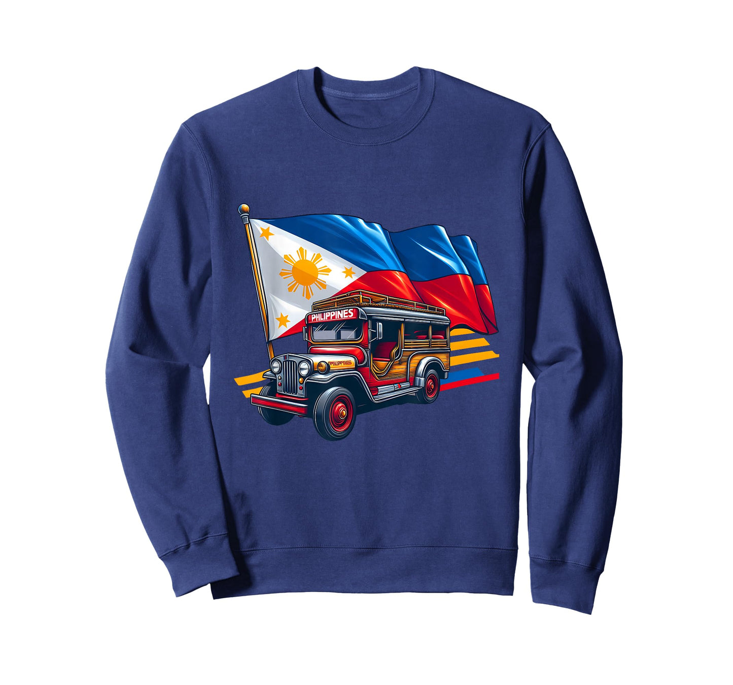 Philippines Flag Proud Filipino Souvenir Philippines Jeepney T-Shirt