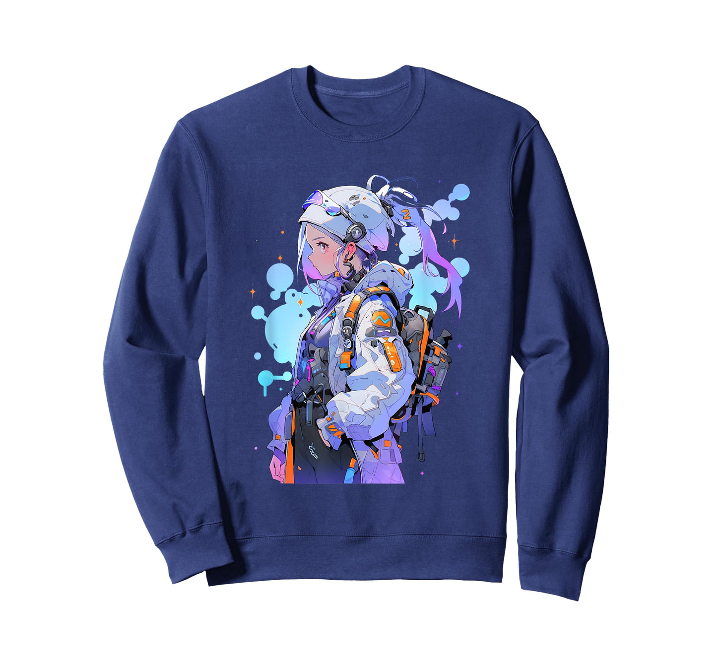 Anime Girl Anime Otaku Japanese Aesthetic | Cyberpunk T-Shirt