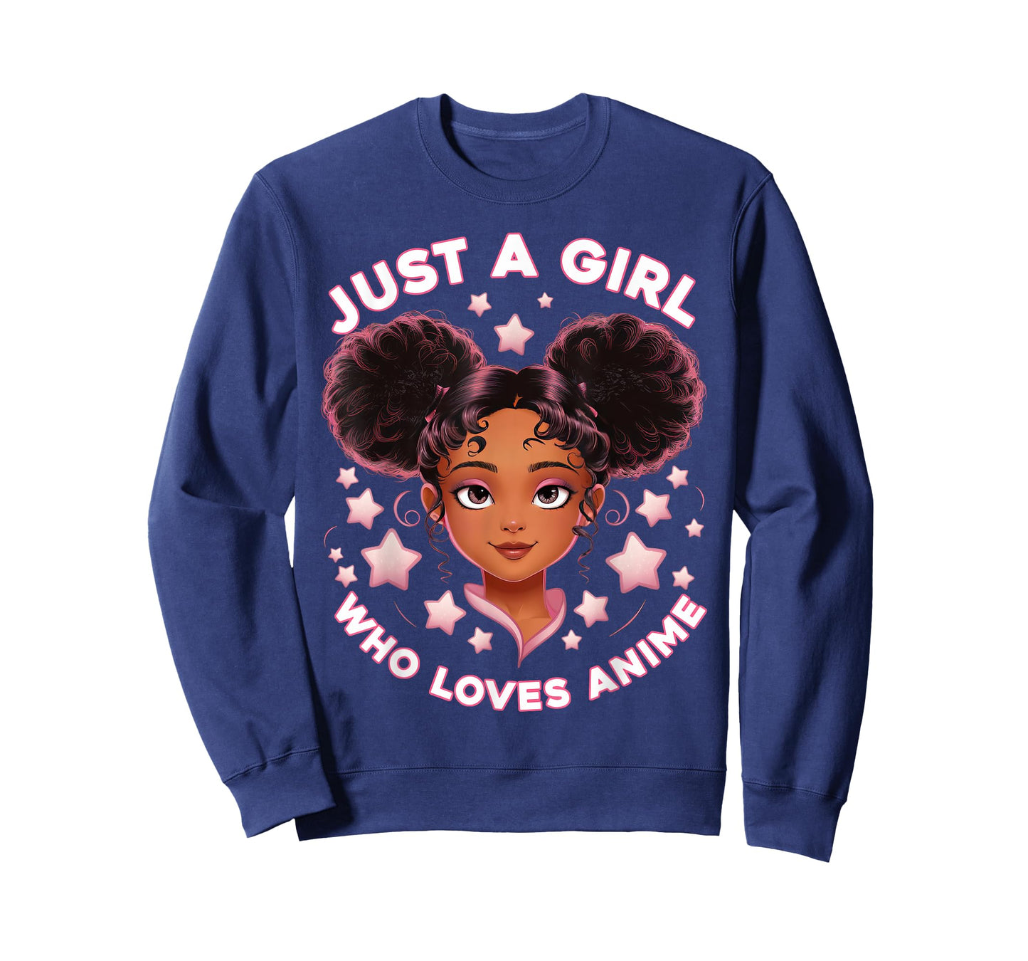 Just A Girl Who Loves Anime Otaku Merch African American T-Shirt