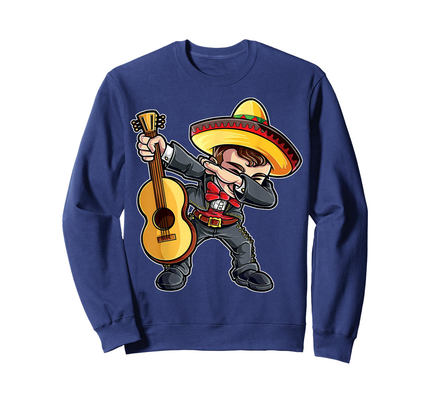 Dabbing Mariachi Cinco de Mayo Boys Girls Men Mexican Funny T-Shirt