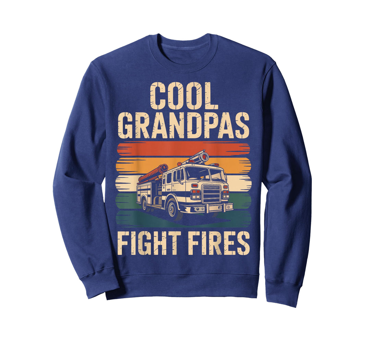 Cool Grandpas Fight Fires Firefighter Grandpa T-Shirt