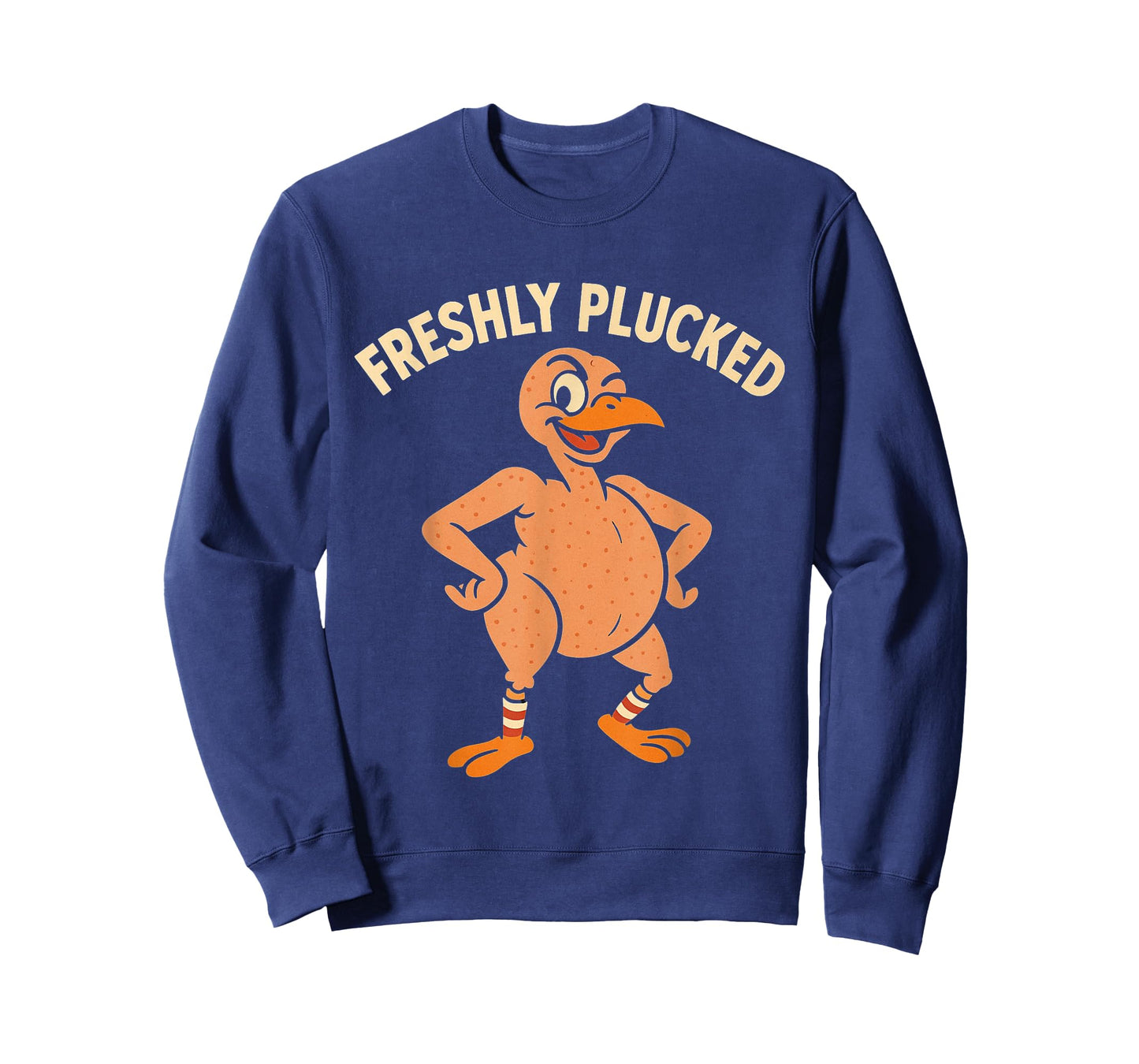 Freshly Plucked Funny Turkey Inappropriate Rude T-Shirt
