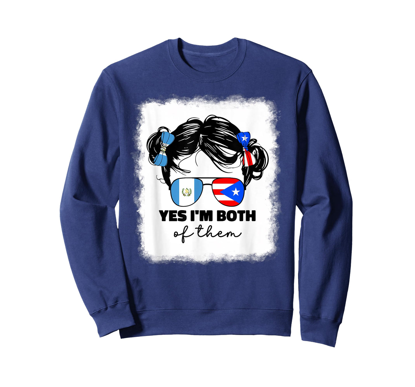Guatemalan And Puerto Rican Rico Guatemala Flag Kids Girls T-Shirt