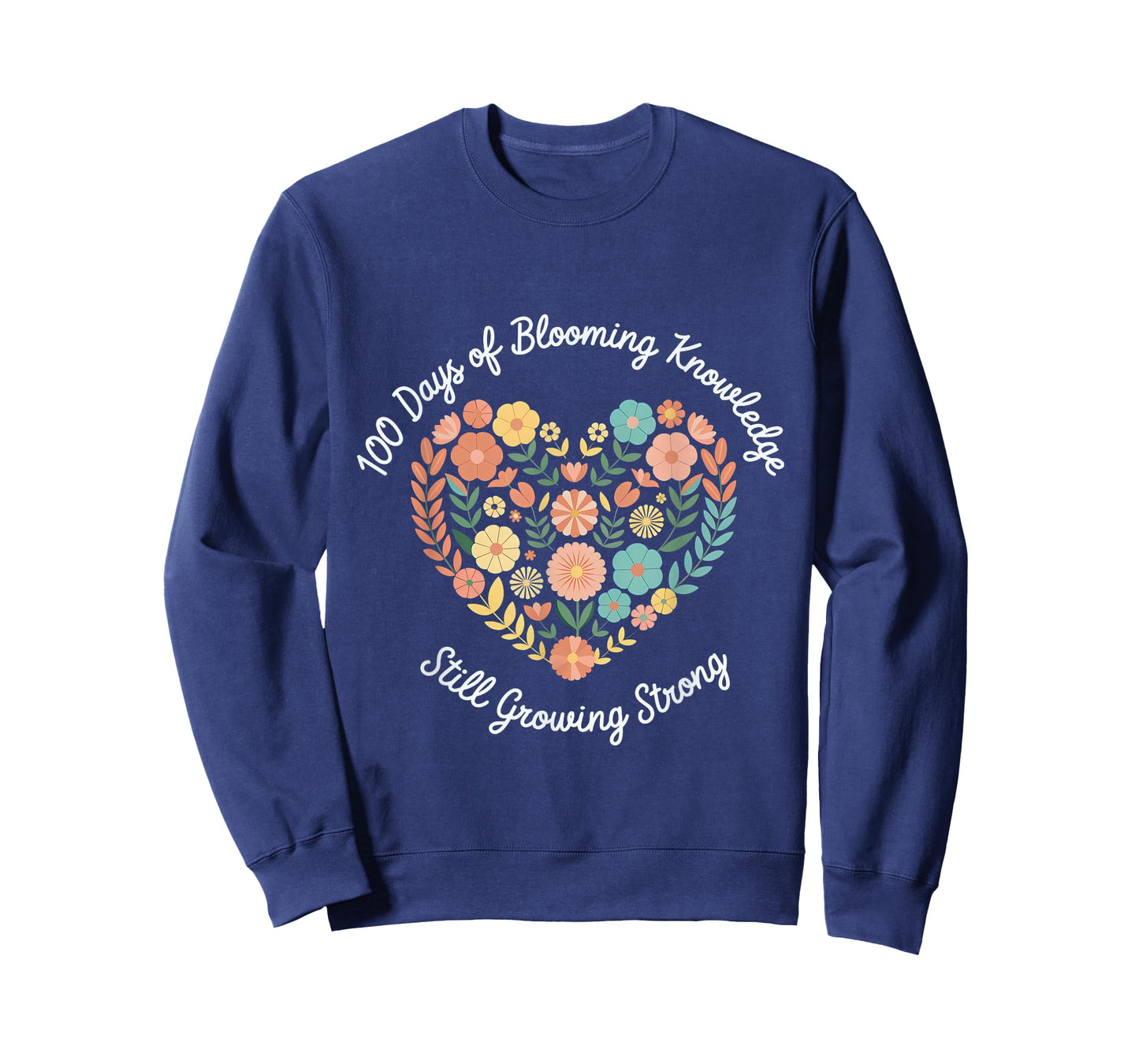 100 Days Growing Boho Flowers Teacher 100th Day of School T-Shirt