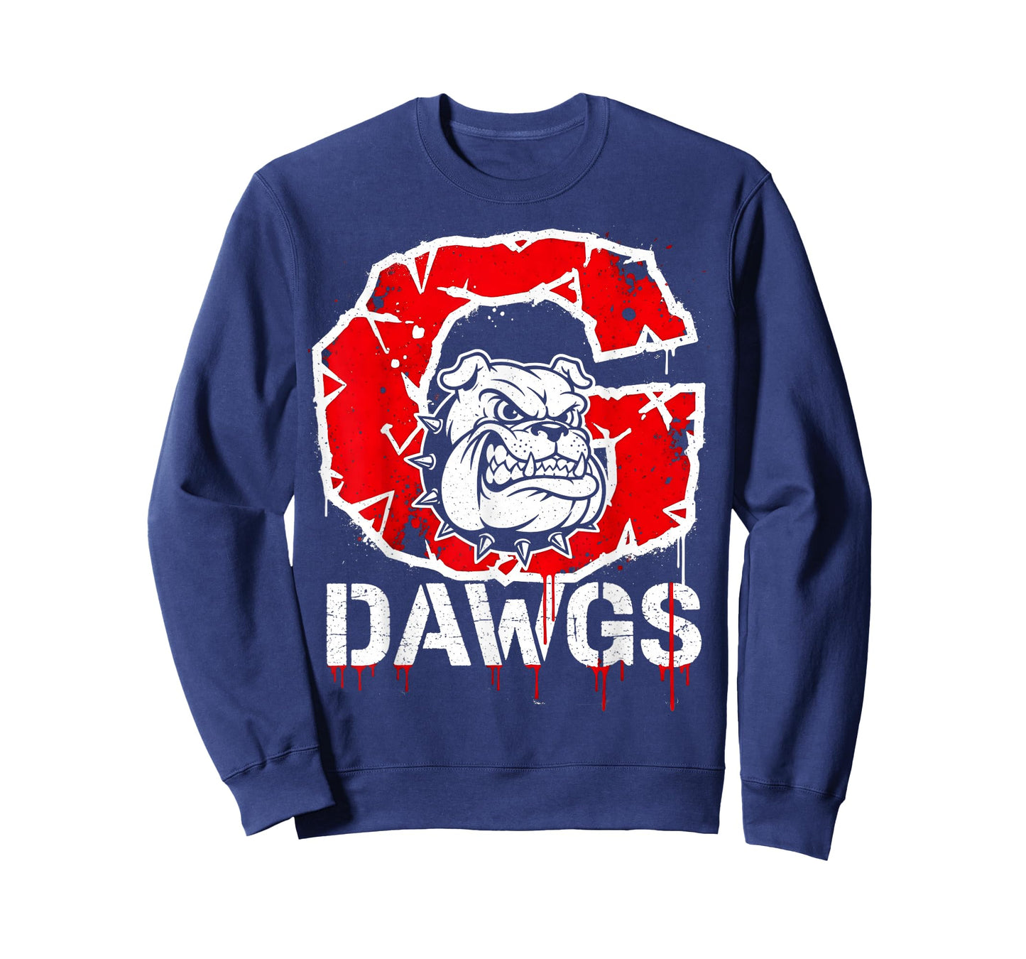 Bulldog Go Dawgs Men Women Kids Boys Youth Girls n T-Shirt