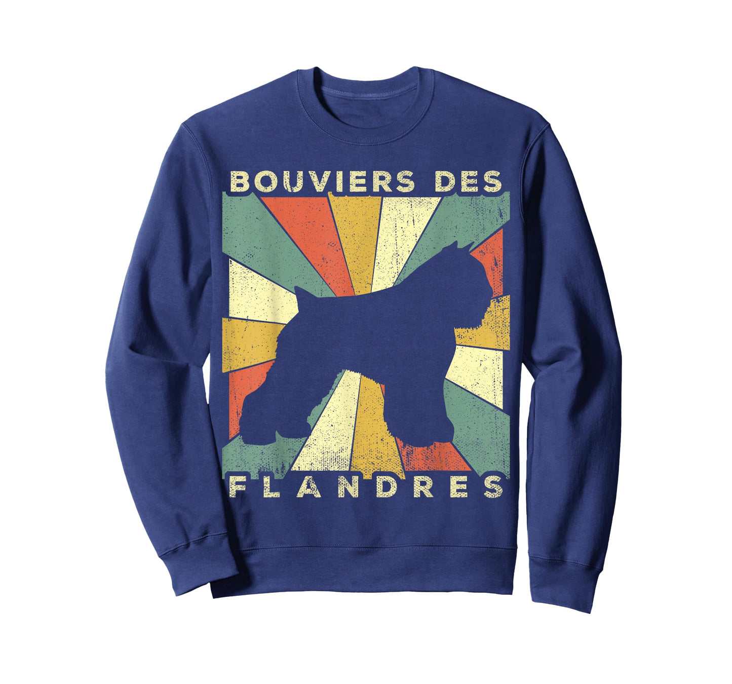 Bouviers des Flandres Dog Retro 70s Vintage Gift T-Shirt for Men Women Girls Kids