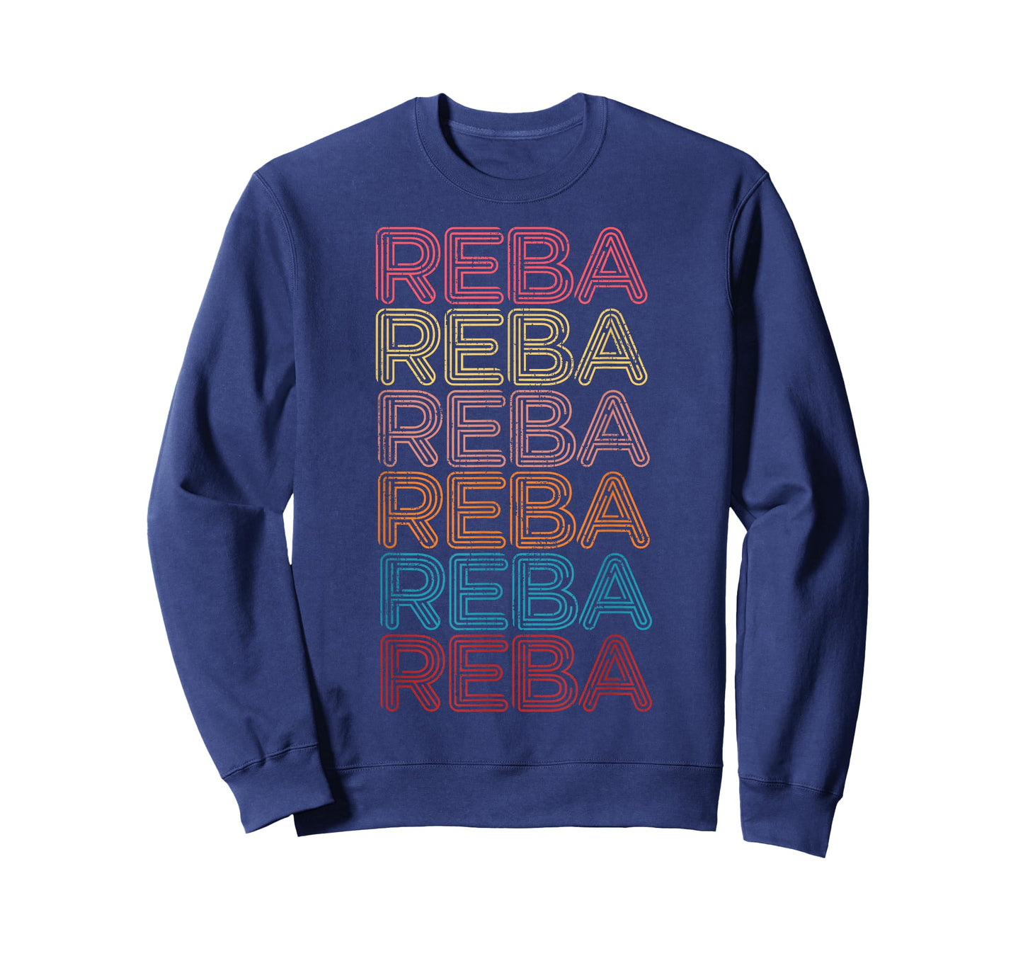 Vintage Reba Name Retro Style 70s 80s First for Men Women T-Shirt