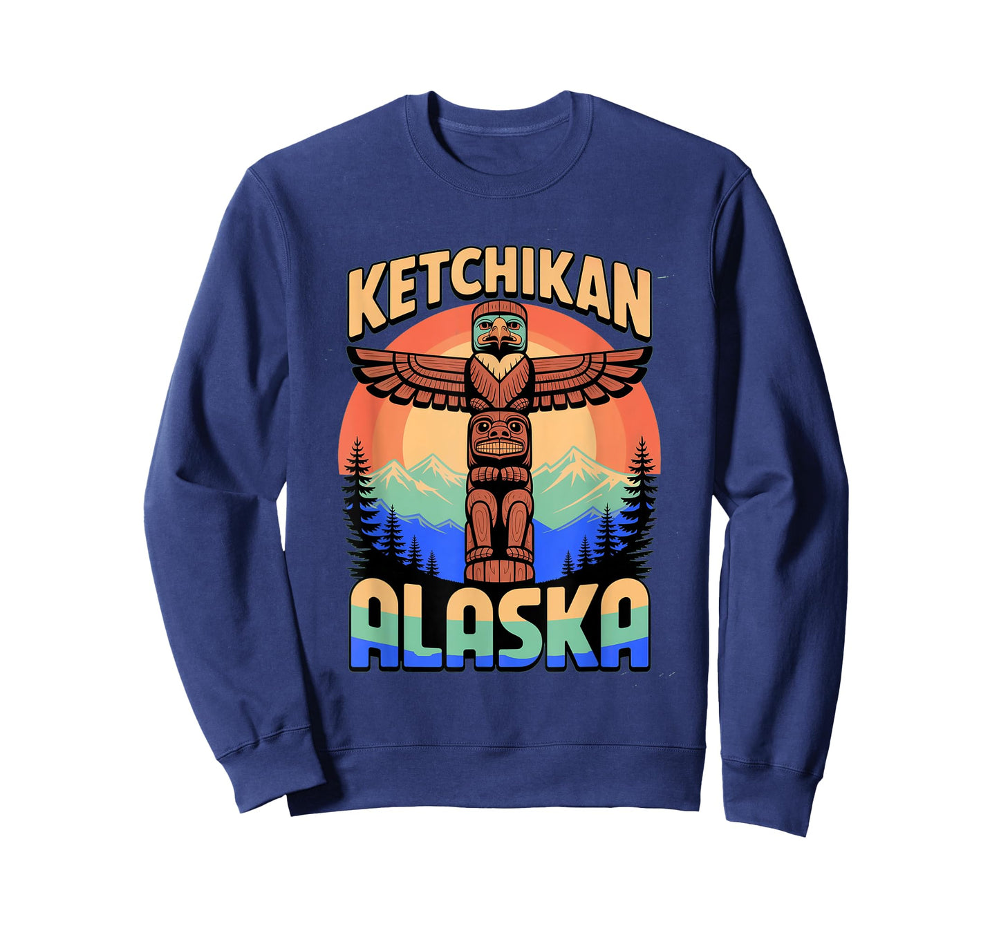 Alaska Totem Pole Ketchikan Souvenir & Native Art T-Shirt