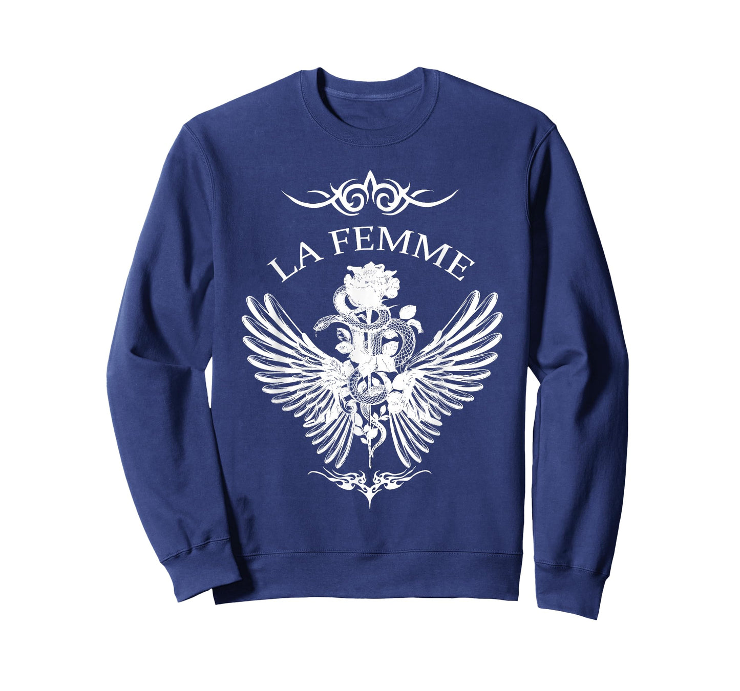 La Femme Snake And Rose Dark Art T-Shirt