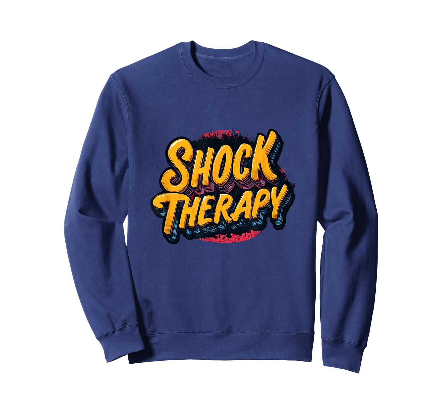 Vibrant and Cool Shock Therapy Emblem T-Shirt
