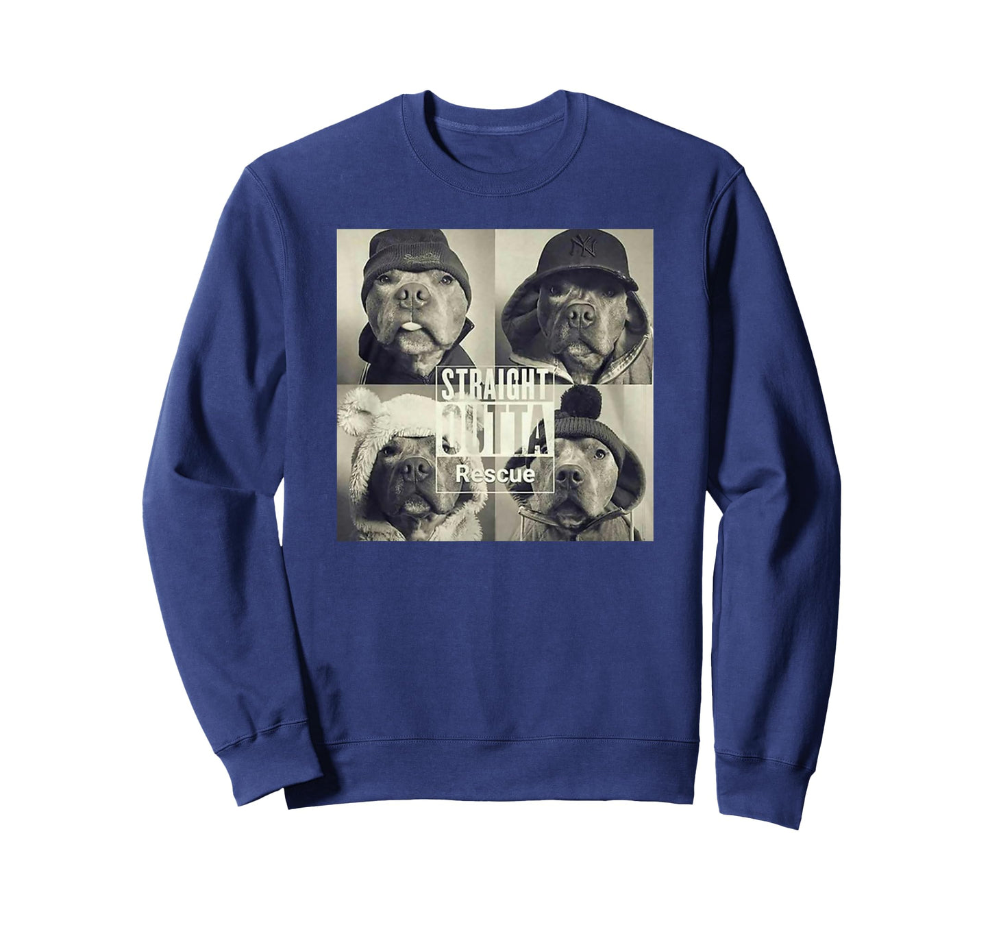 Straight Outta Rescue Pitbull T-Shirt T-Shirt