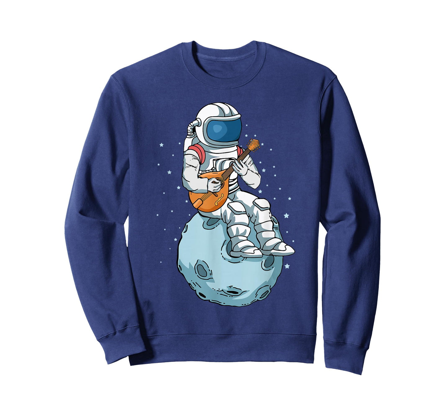 Astronaut Playing Mandolin Country Music Bluegrass T-Shirt