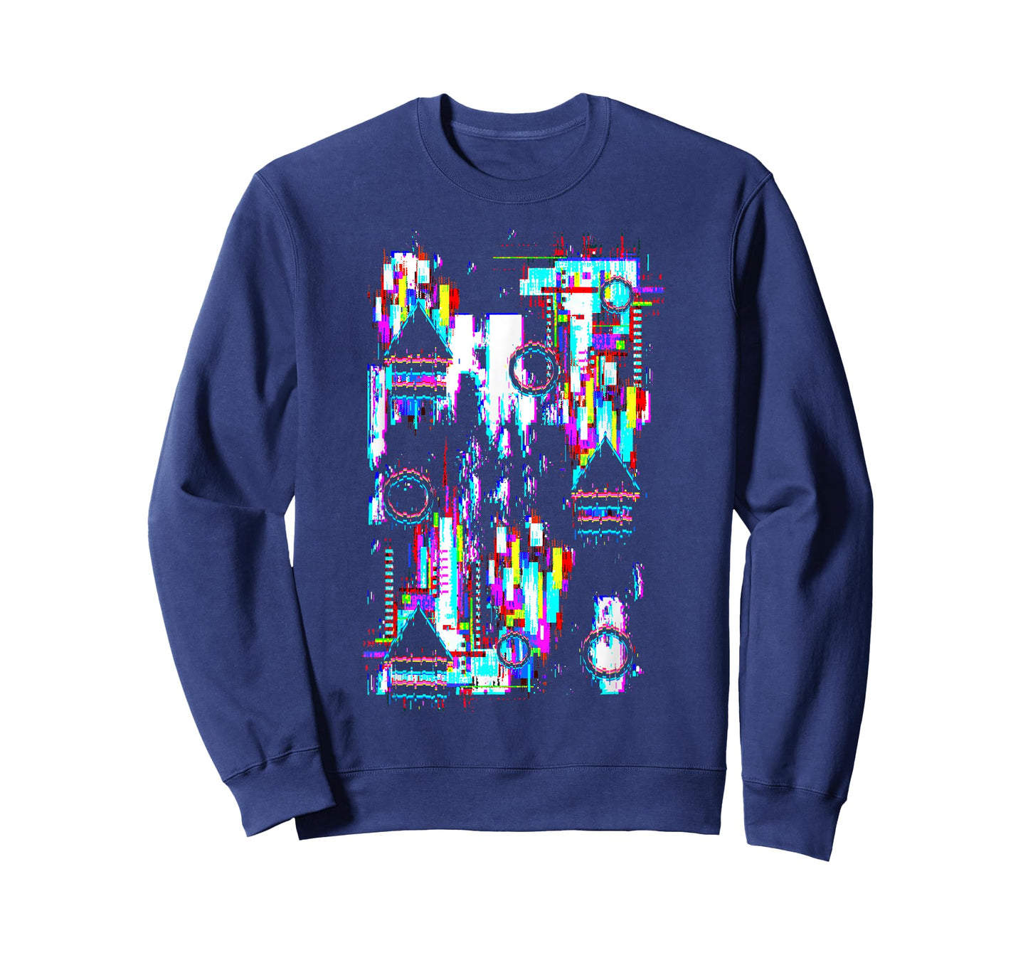 MegaUltraEpic Glitch - Men's Anime Glitch Art T-Shirt - Black - Small - Short Sleeve - Classic Fit - Unisex - All Seasons