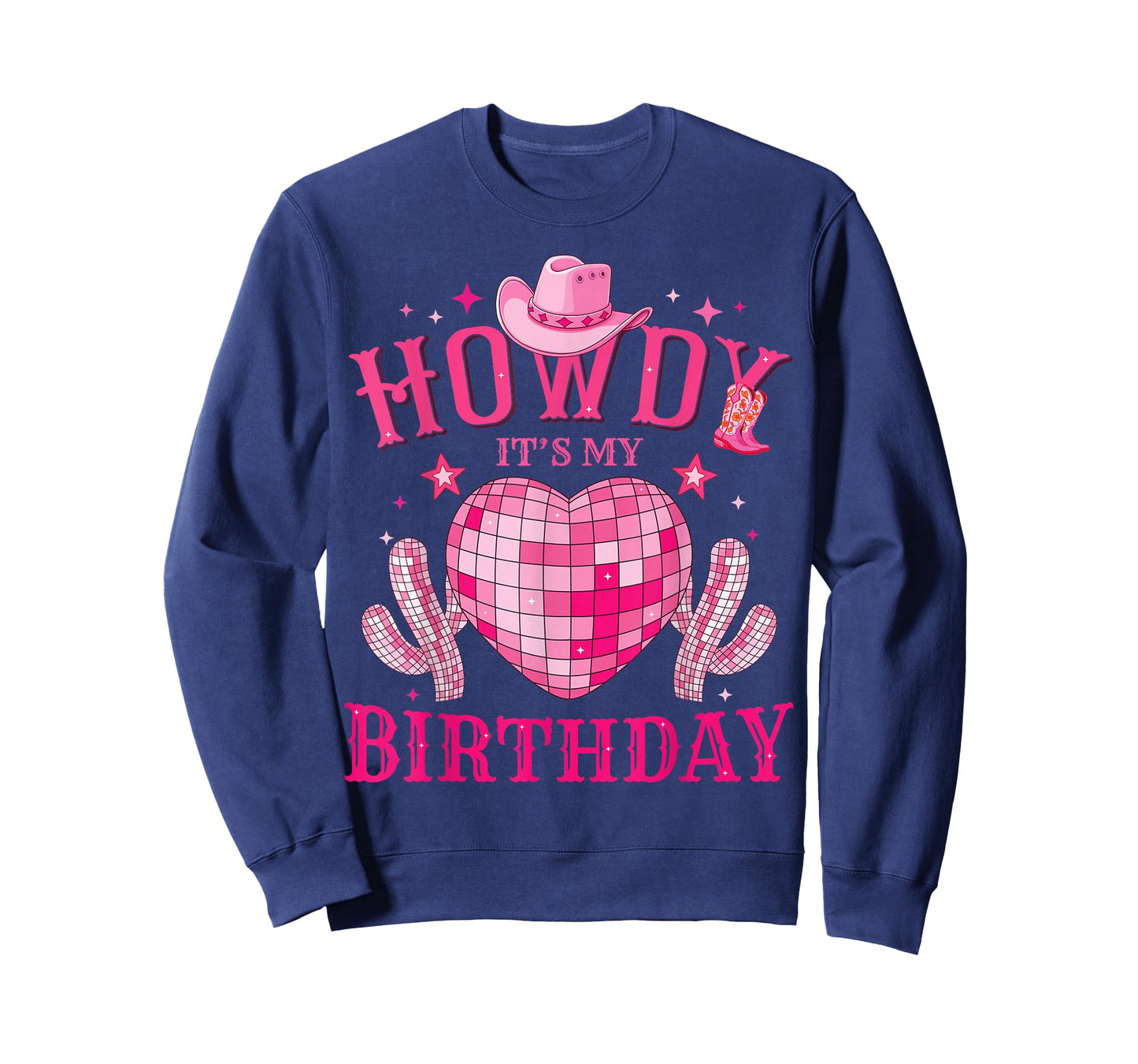 Howdy Its My Birthday Cowgirl Rodeo Western Girls Women T-Shirt