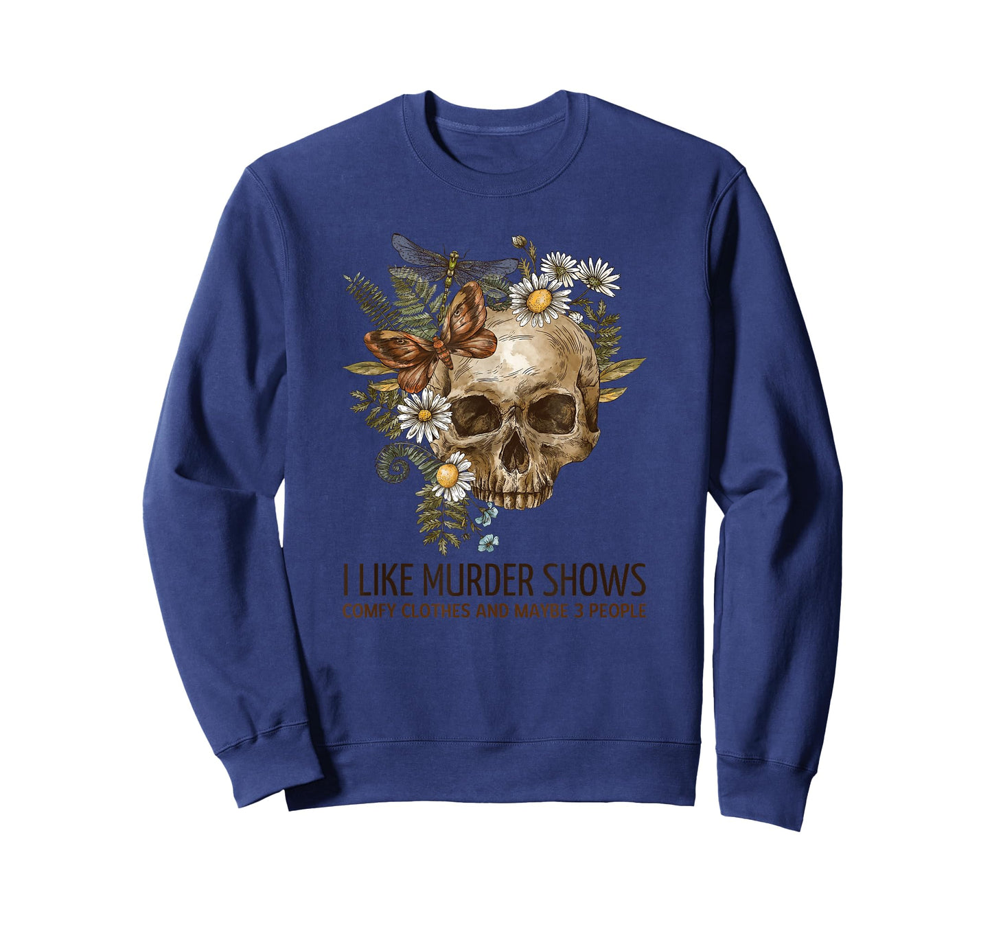 I Like Murder Shows Funny Halloween And Horror Design T-Shirt