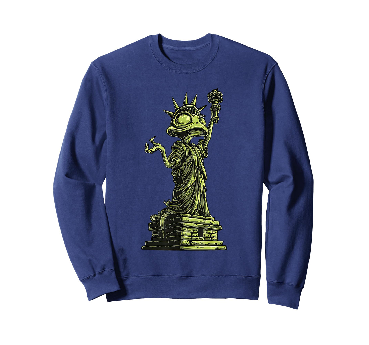 Liberty Alien Look Costume for Funny Freedom T-Shirt
