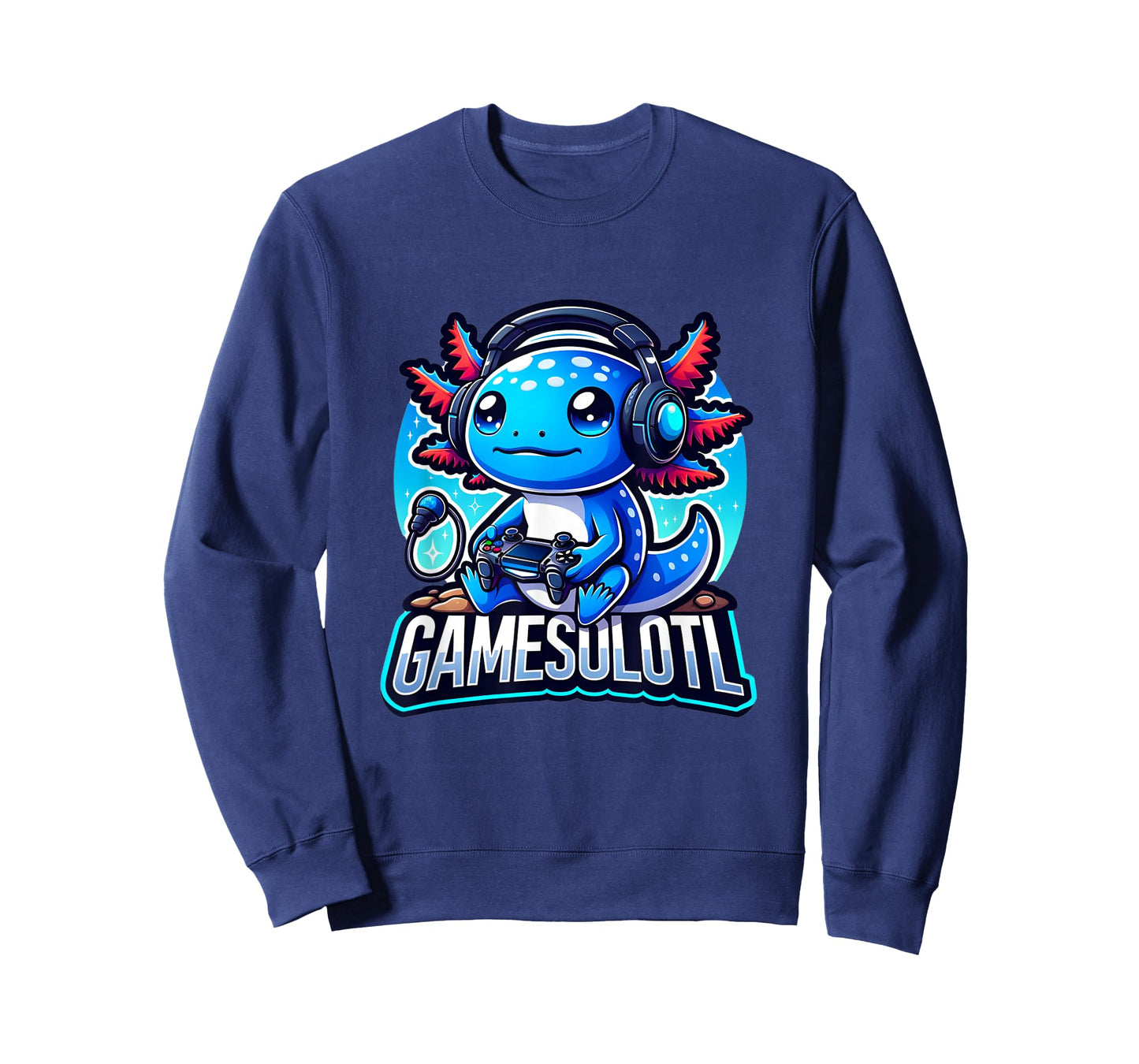 Gamesolotl Axolotl Gamer kawaii Anime kids T-Shirt