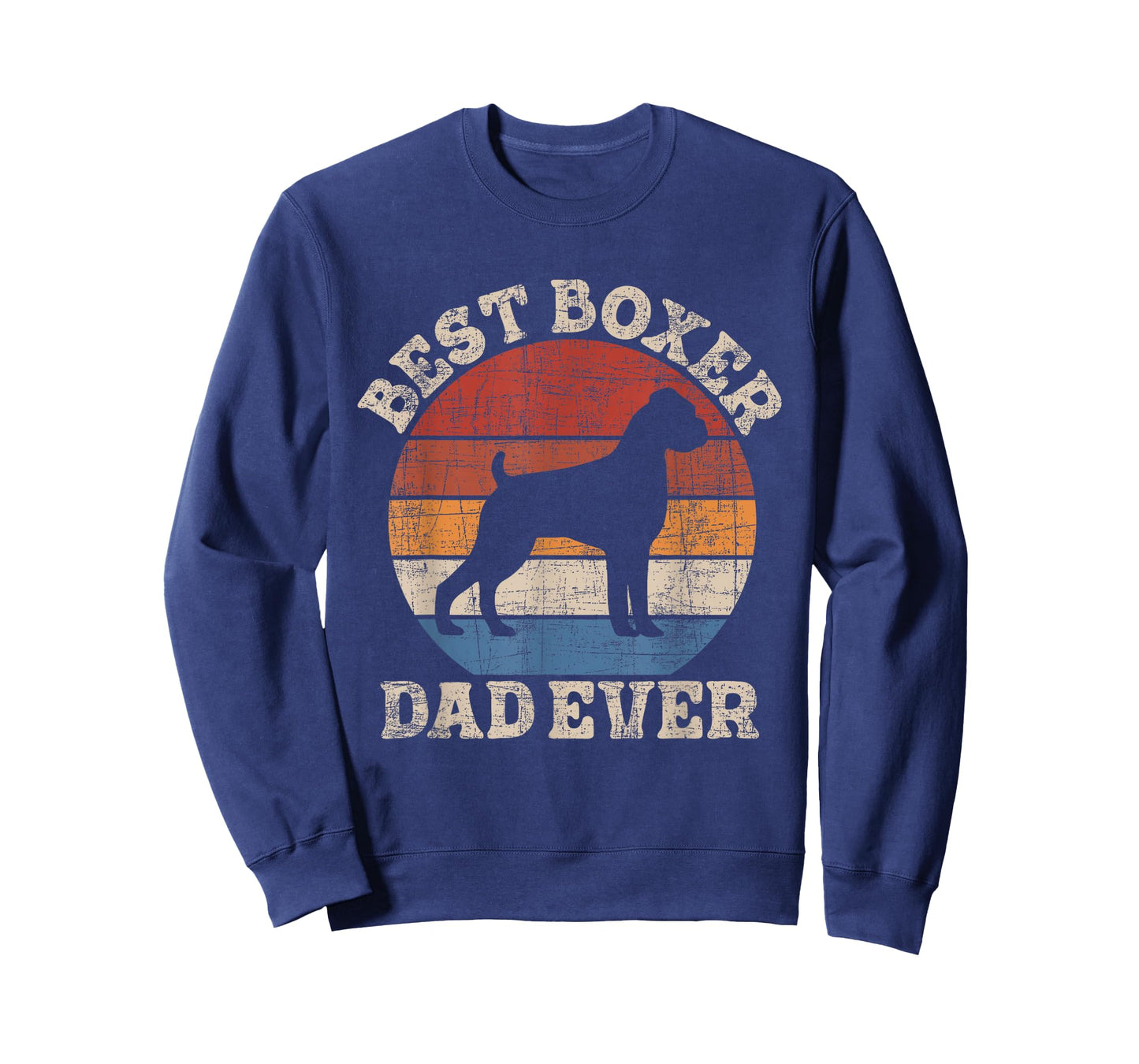 Best Boxer Dad Ever - Retro Vintage Animal Whisperer Puppy T-Shirt