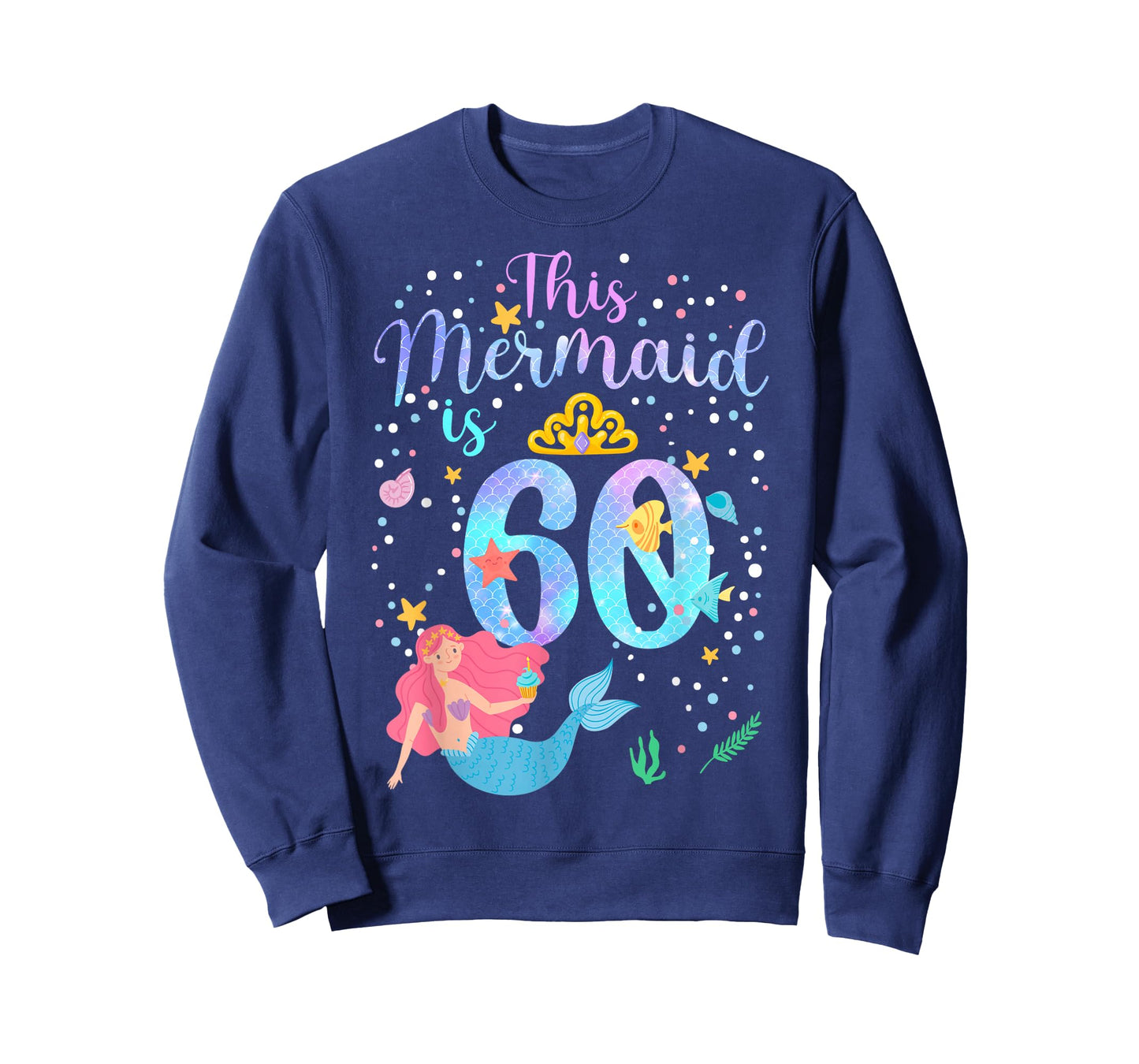 This Mermaid is 60 Under The Sea Birthday Party Theme T-Shirt