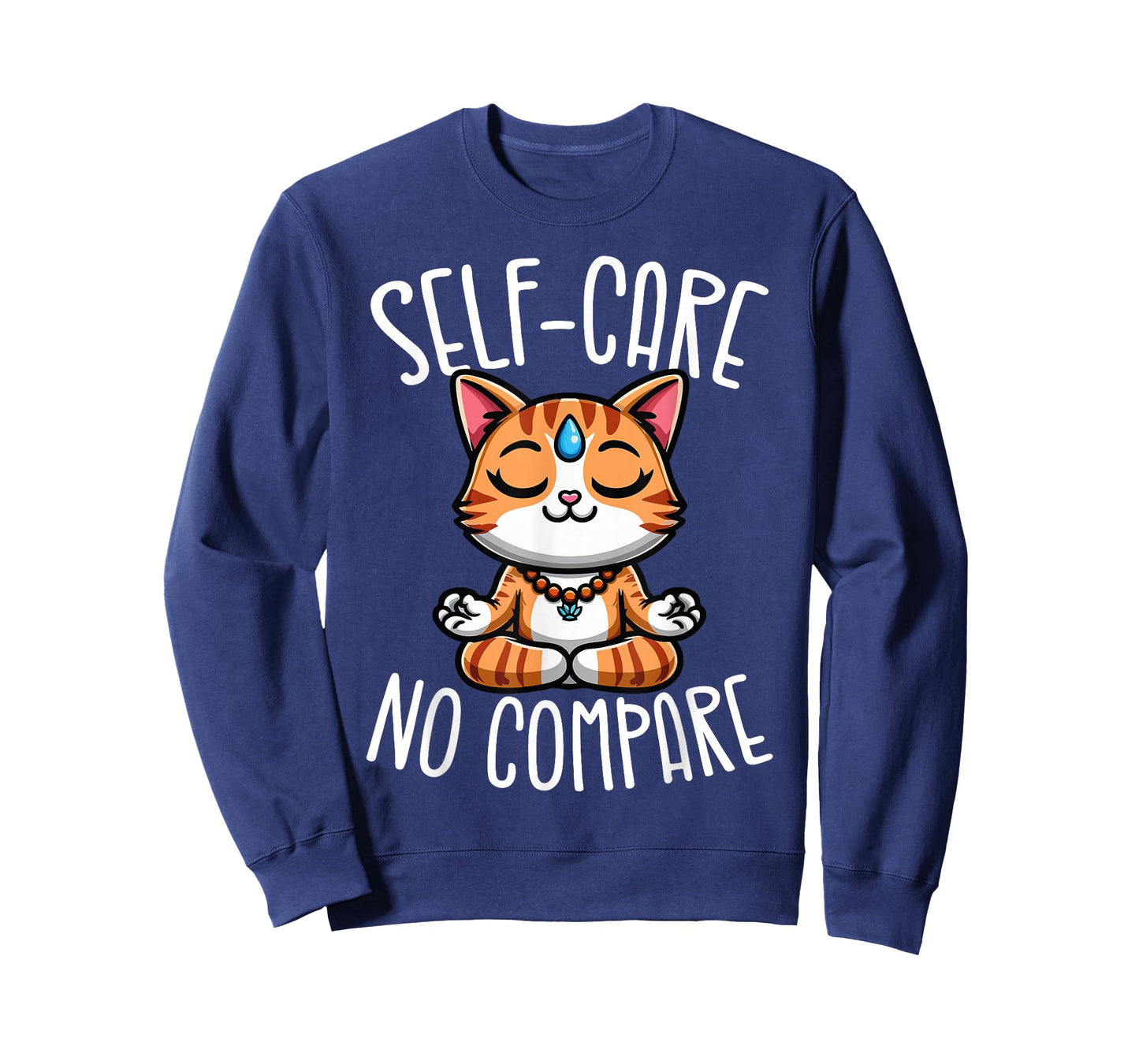 Self-Care No Compare Zen Meditating Cat T-Shirt