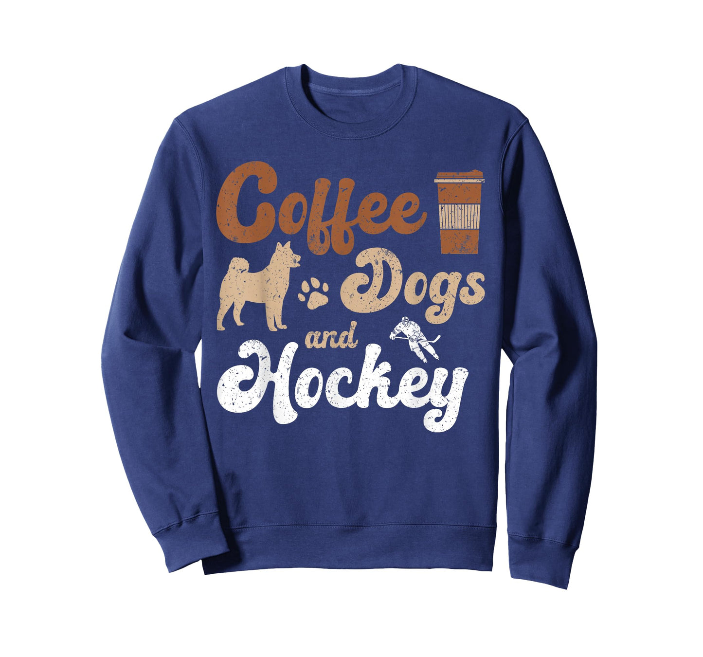 Coffee Dogs Hockey Ice Hockey Player T-Shirt