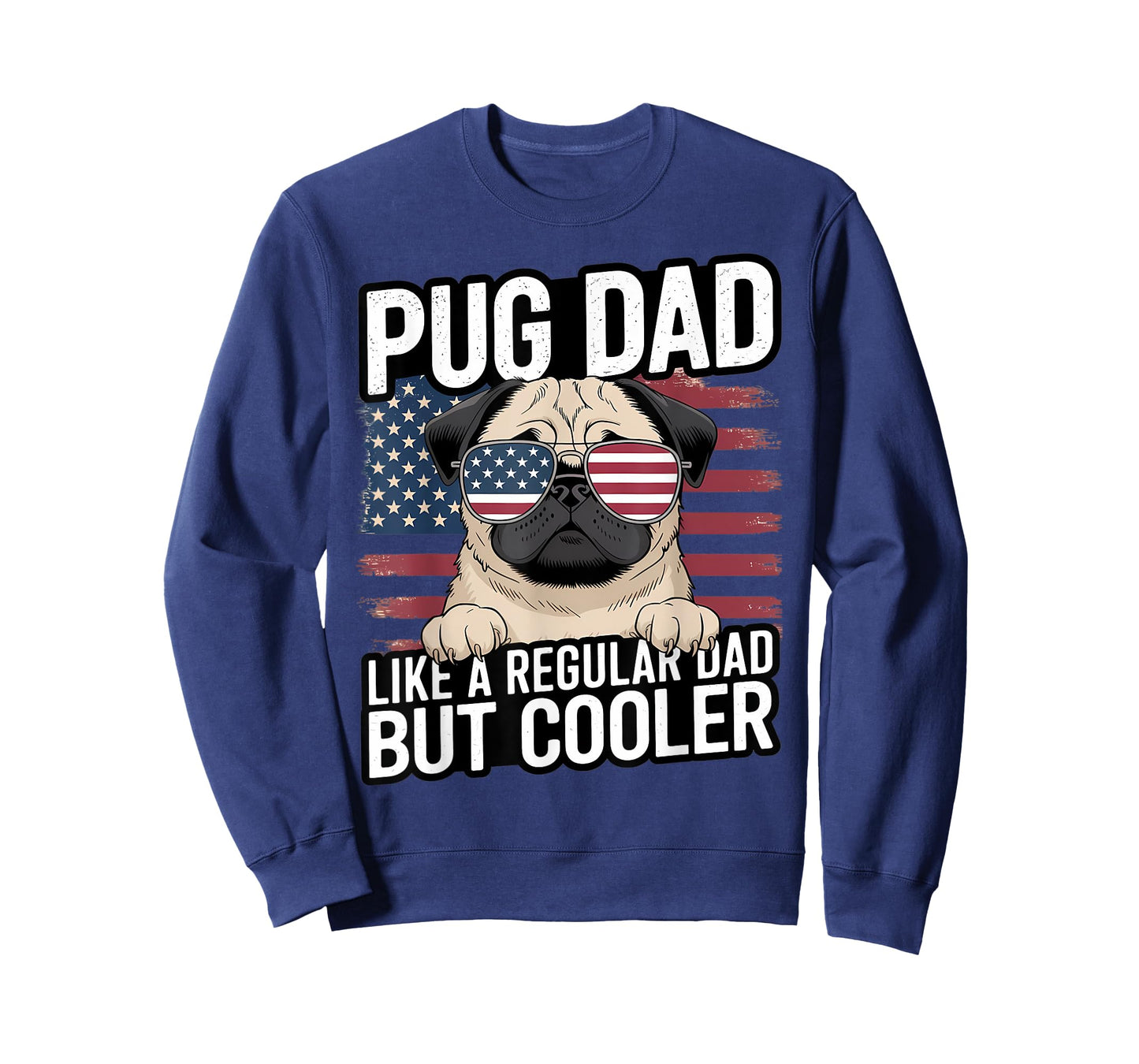 Pug Dad – Funny Father’s Day Dog Dad Design Men T-Shirt