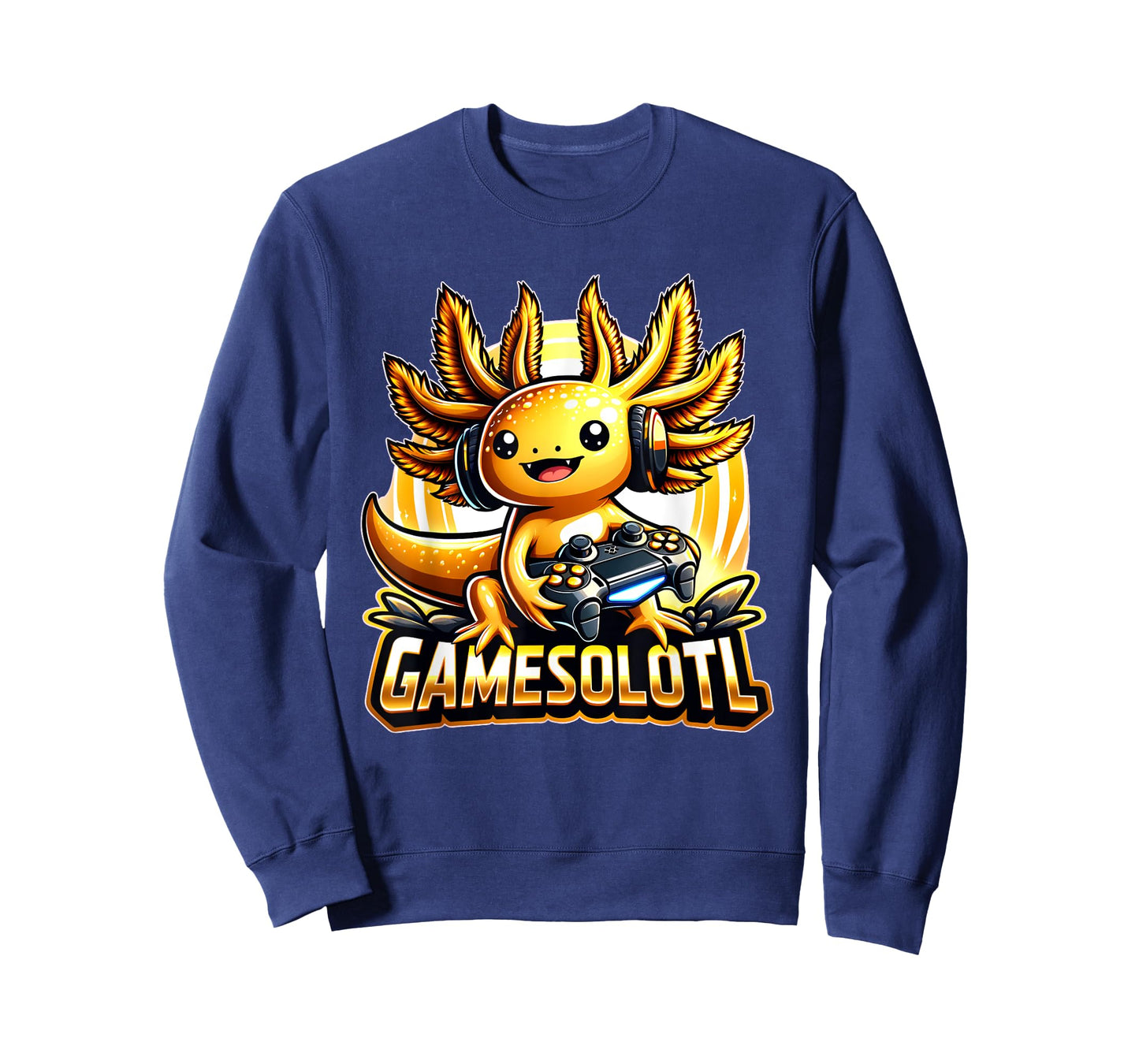 Gamesolotl Axolotl Gamer kawaii Anime kids T-Shirt
