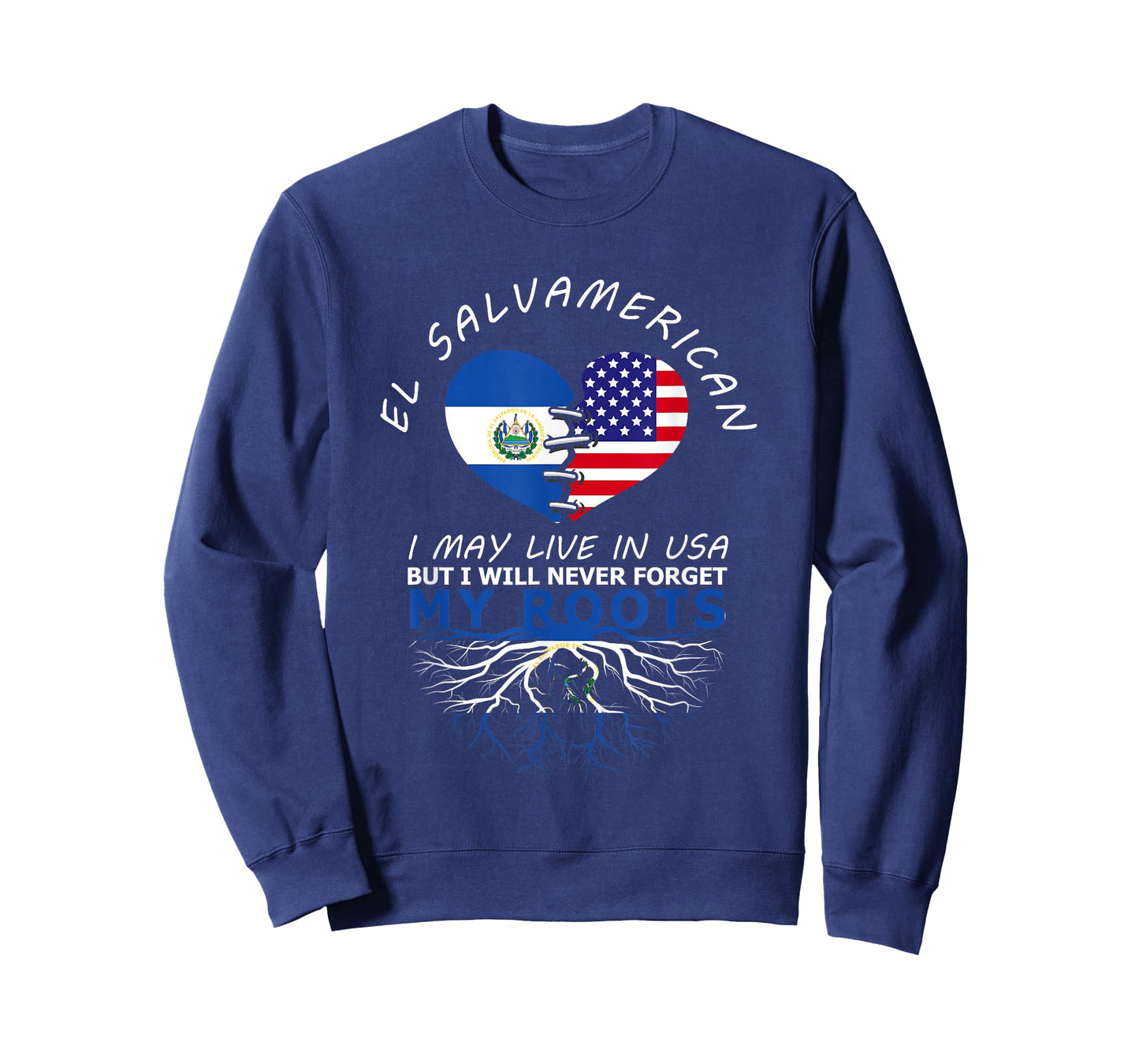 El Salvador USA Proud Of Both Countries El Salvamerican T-Shirt