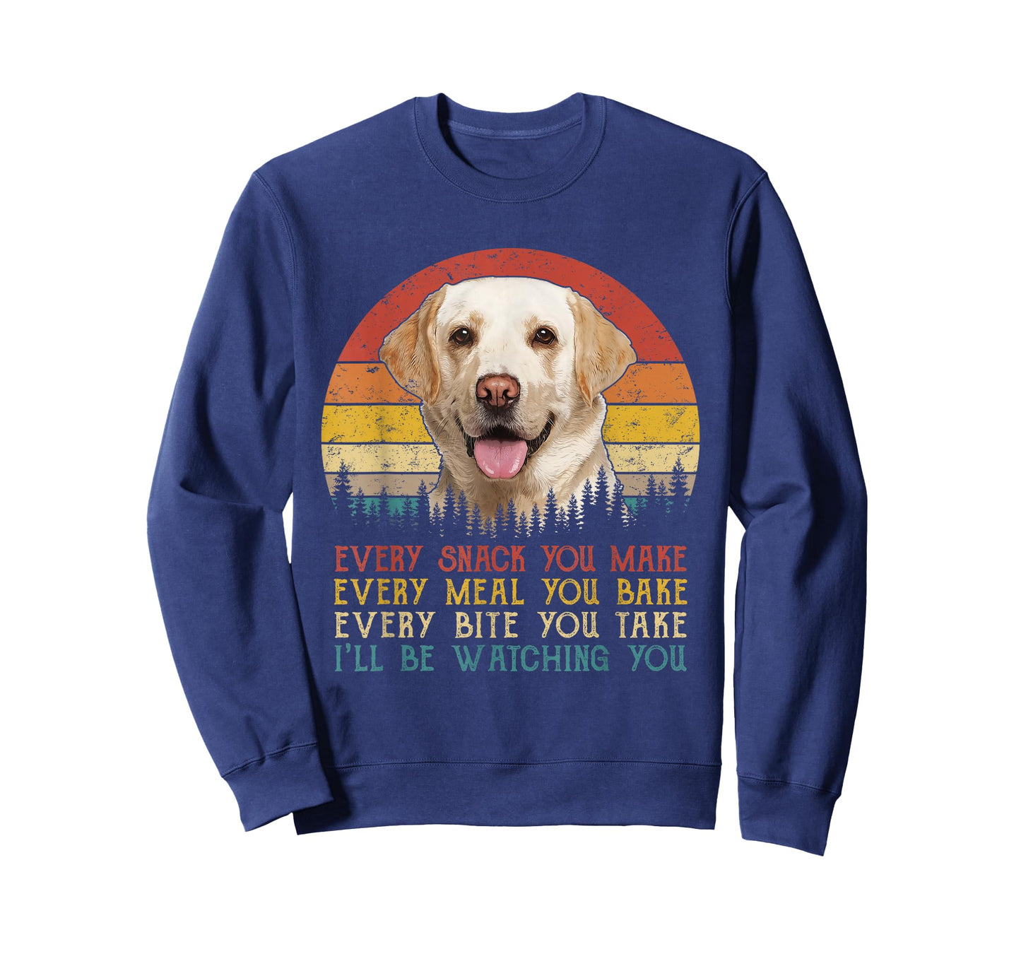Vintage Every Snack You Make Dog Shirt Yellow Lab Retriever T-Shirt