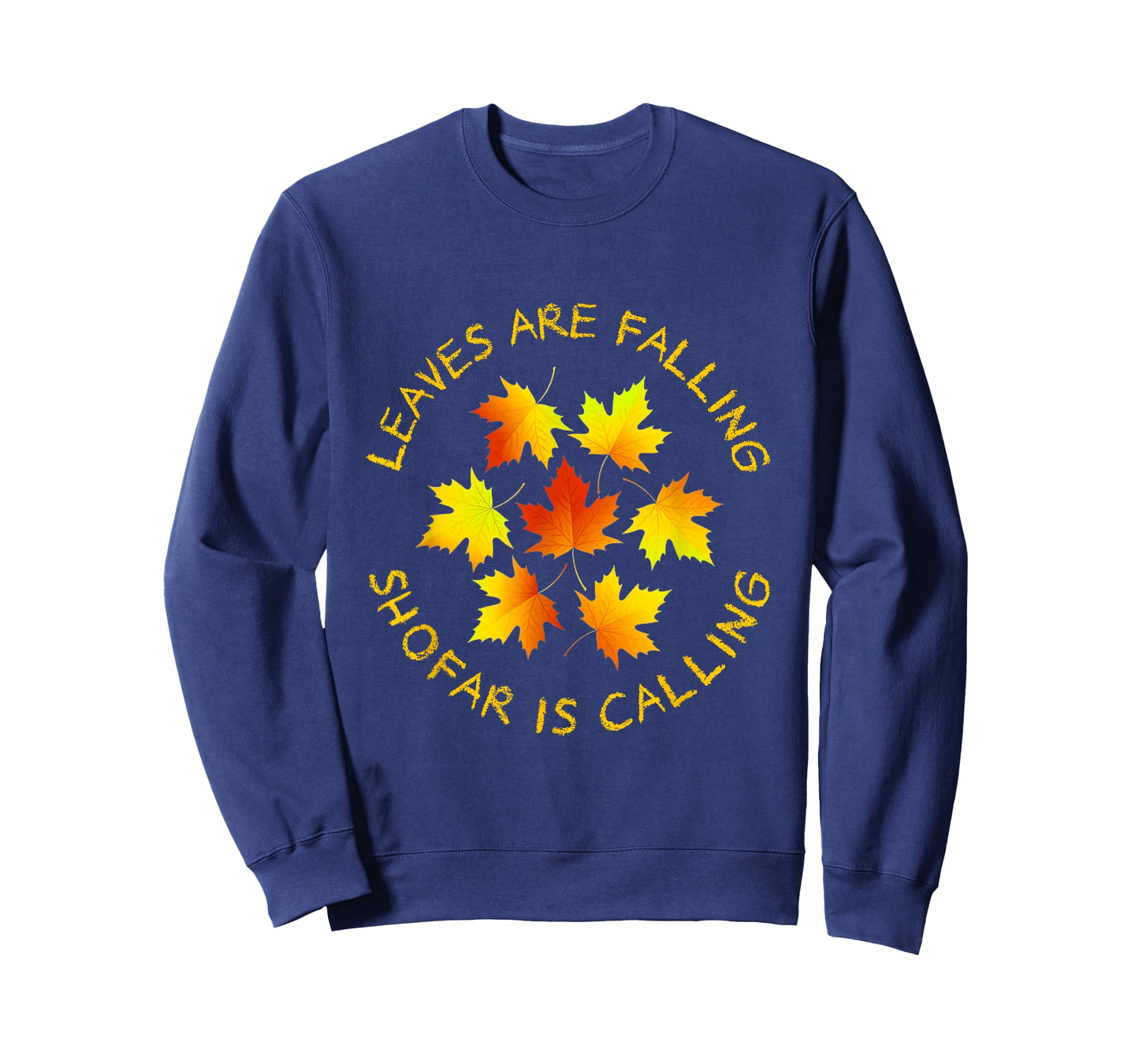 Leaves are Falling Shofar is Calling Jewish New Year Autumn T-Shirt
