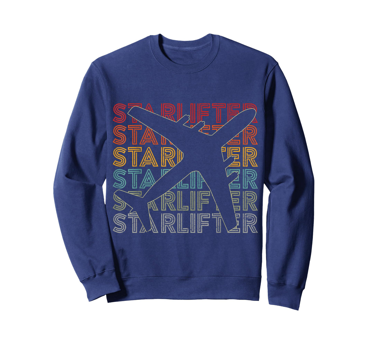 Vintage Retro C-141 Starlifter US Military Airlifter Plane T-Shirt
