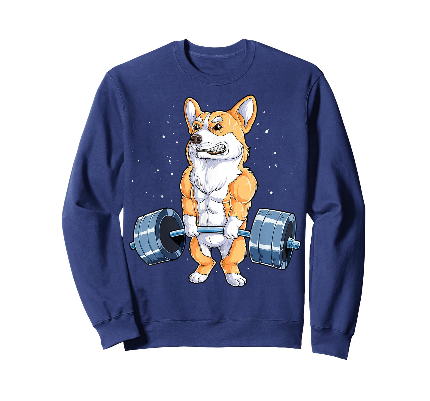Corgi Weightlifting Funny Deadlift Men Fitness Gym Workout T-Shirt