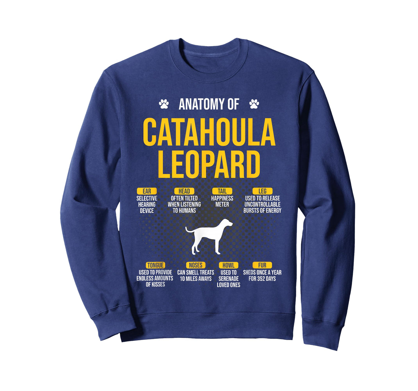 Anatomy Of Catahoula Leopard Dog Lover T-Shirt